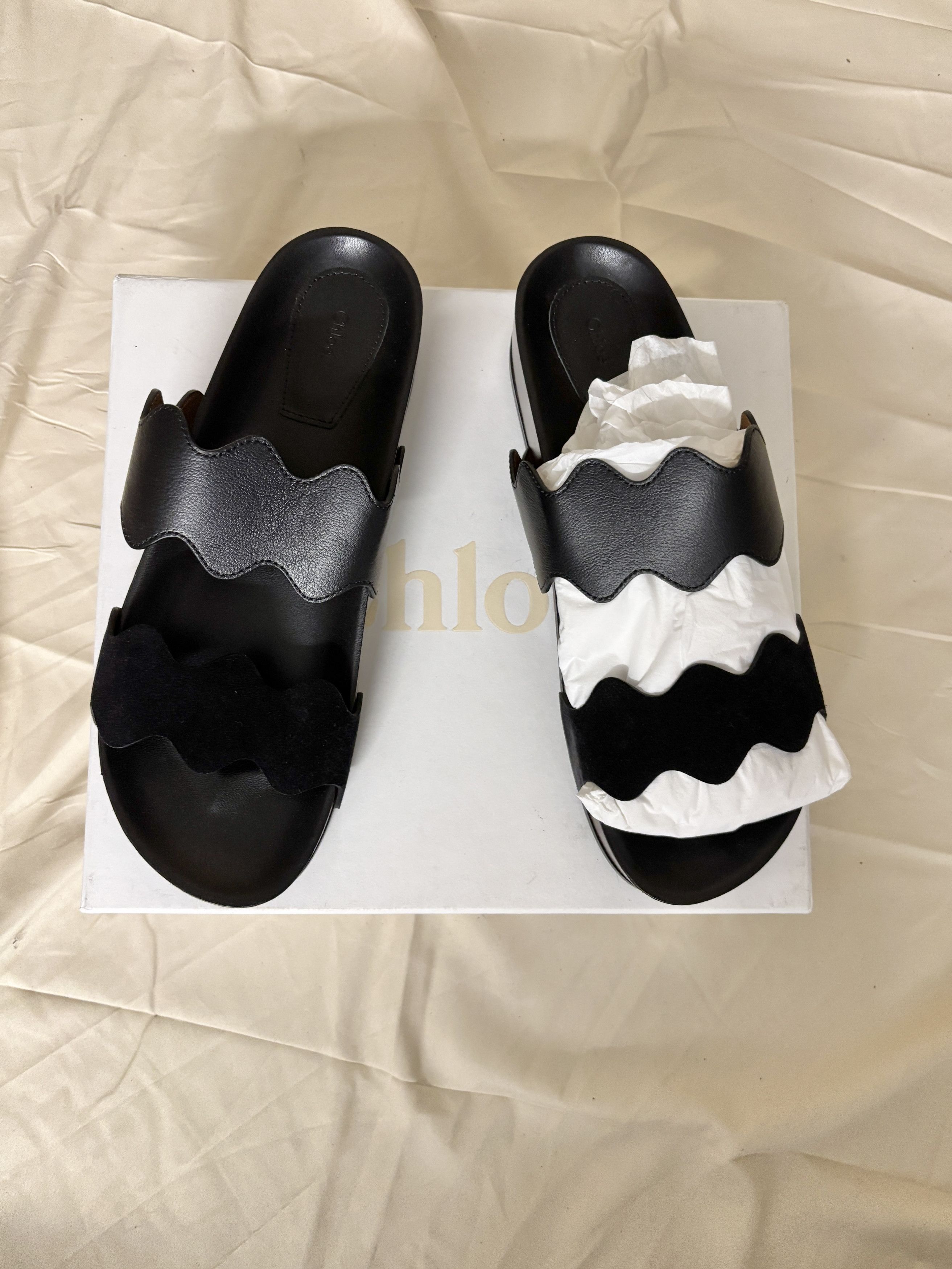 Chloe Chloe wavy strap sandals Size US 10 / IT 40 - 3 Thumbnail