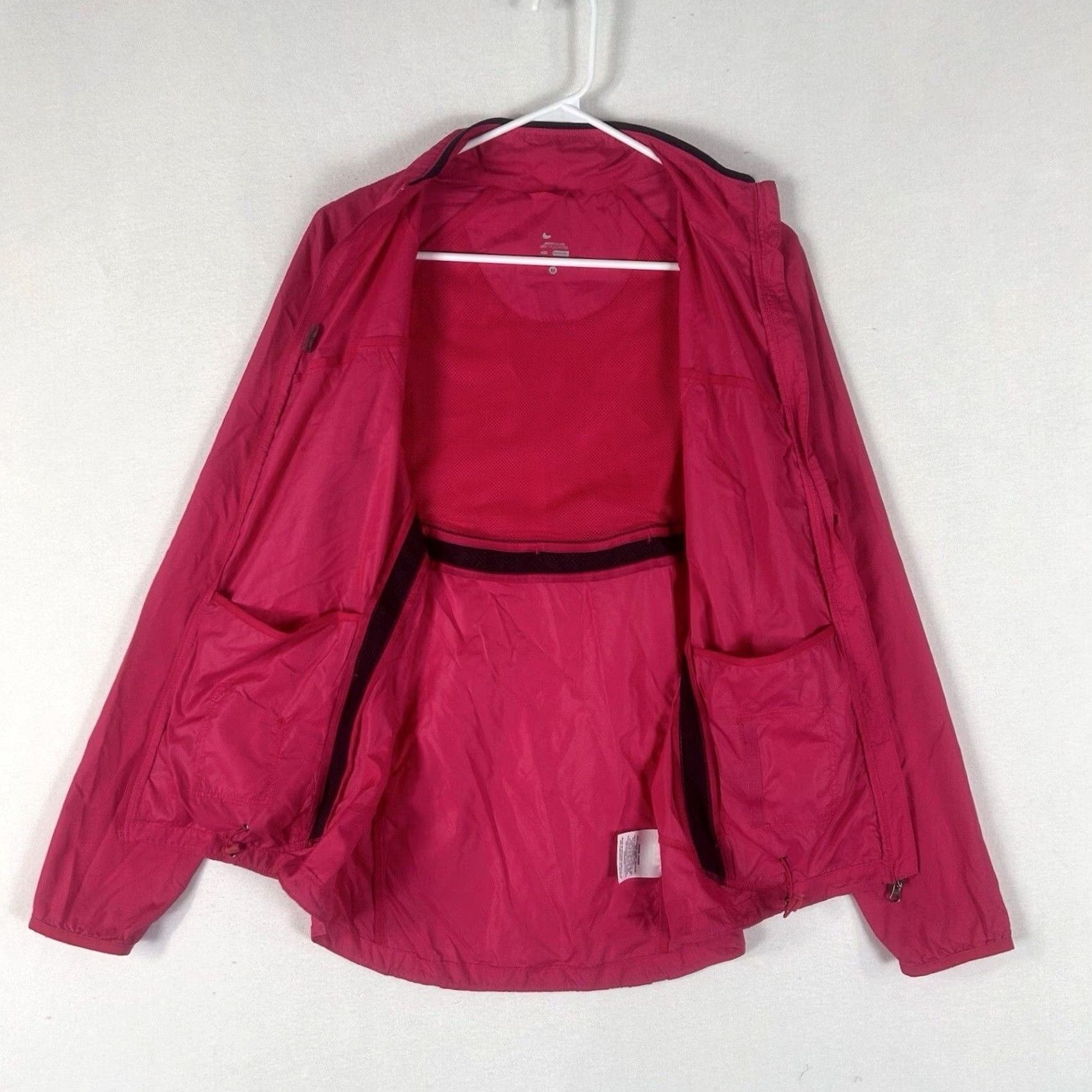 Nike Nike Windbreaker Jacket Womens M Pink Lightweight Full Zip Packable Size M / US 6-8 / IT 42-44 - 6 Thumbnail