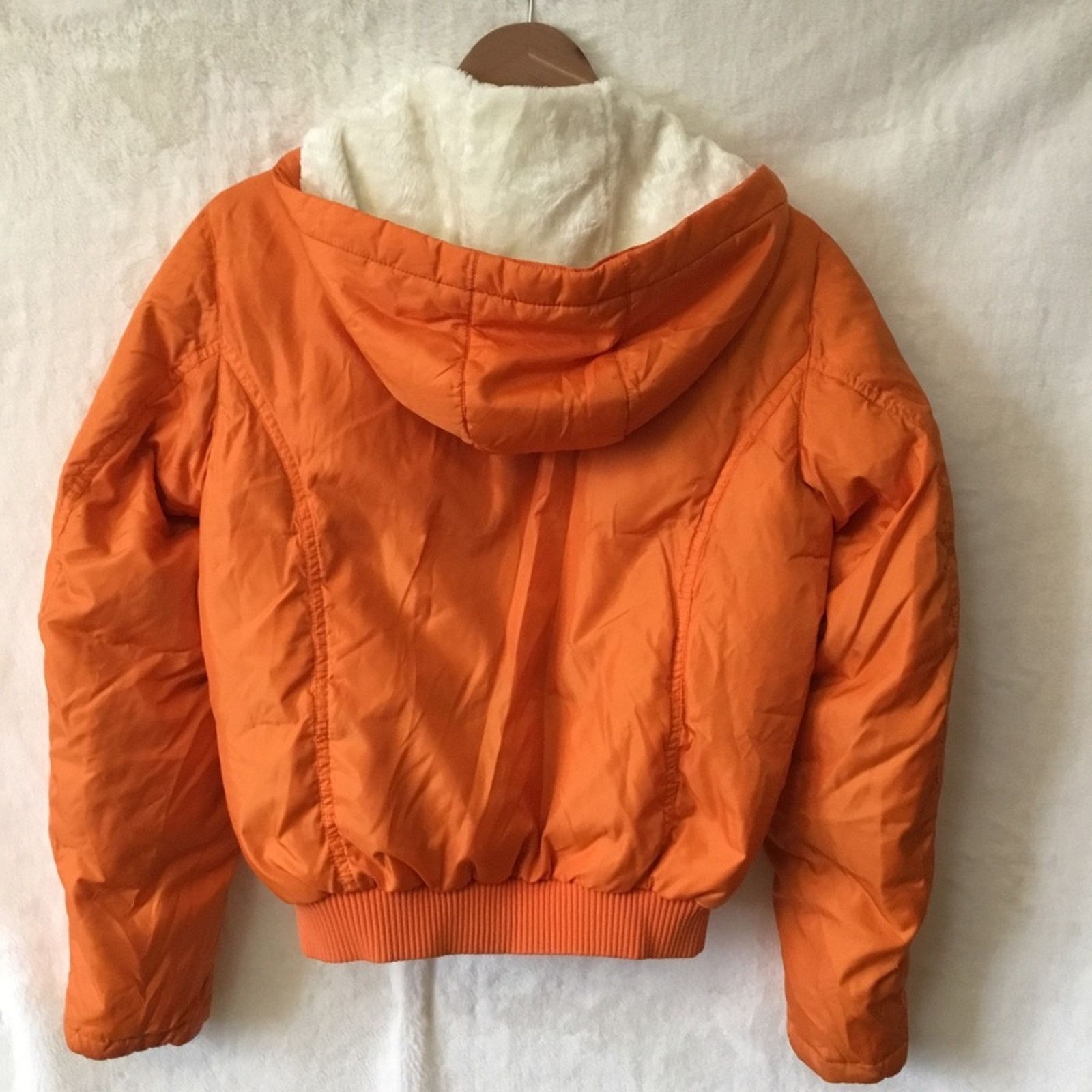 Polo Ralph Lauren Ralph Lauren Polo Jeans Co Orange Down Puffer Jacket Size S / US 4 / IT 40 - 7 Thumbnail