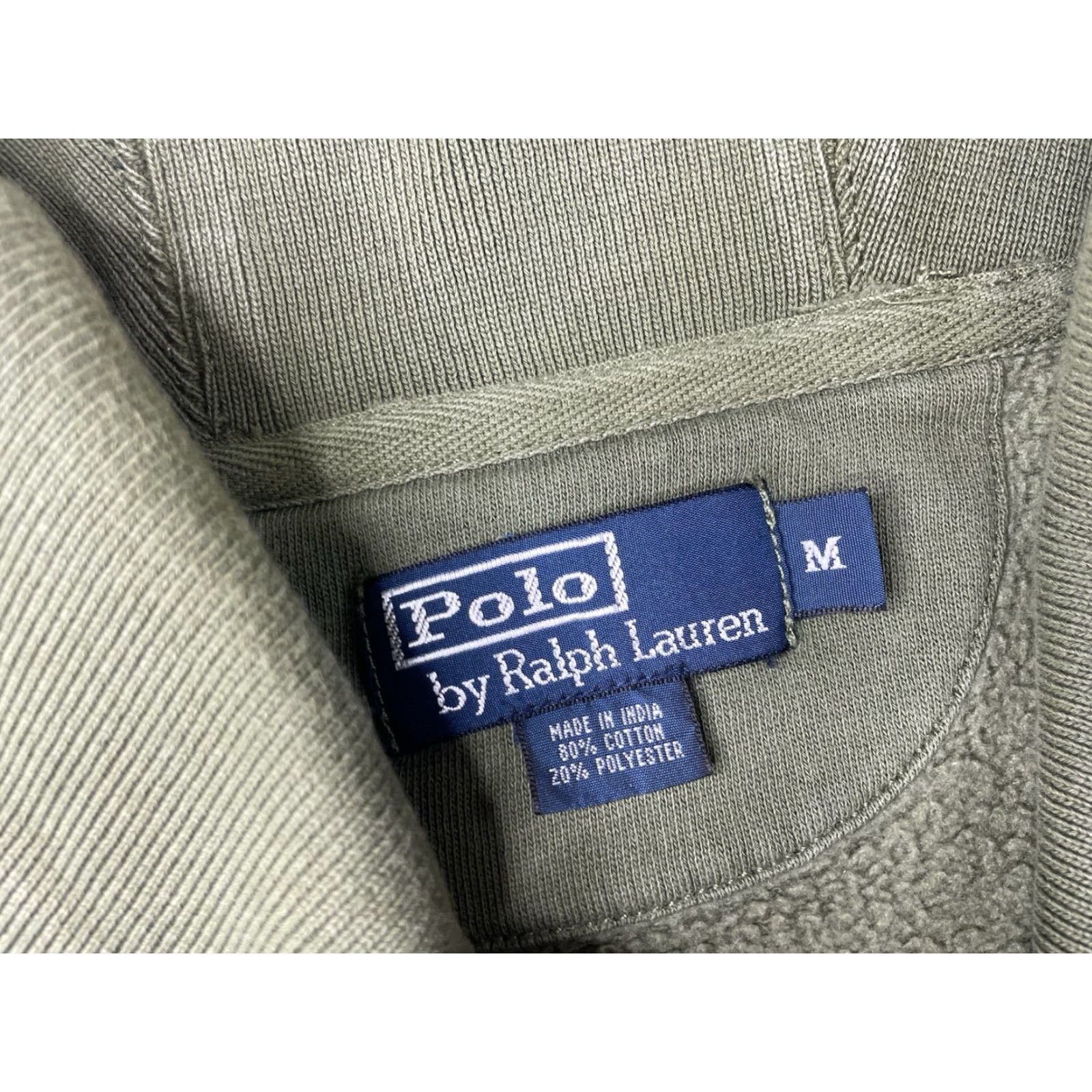 Polo Ralph Lauren VINTAGE POLO RALPH LAUREN MENS SHAWL SWEATER GREEN MILITARY ARMY COTTON FATIGUE MEDIUM Size US M / EU 48-50 / 2 - 3 Thumbnail