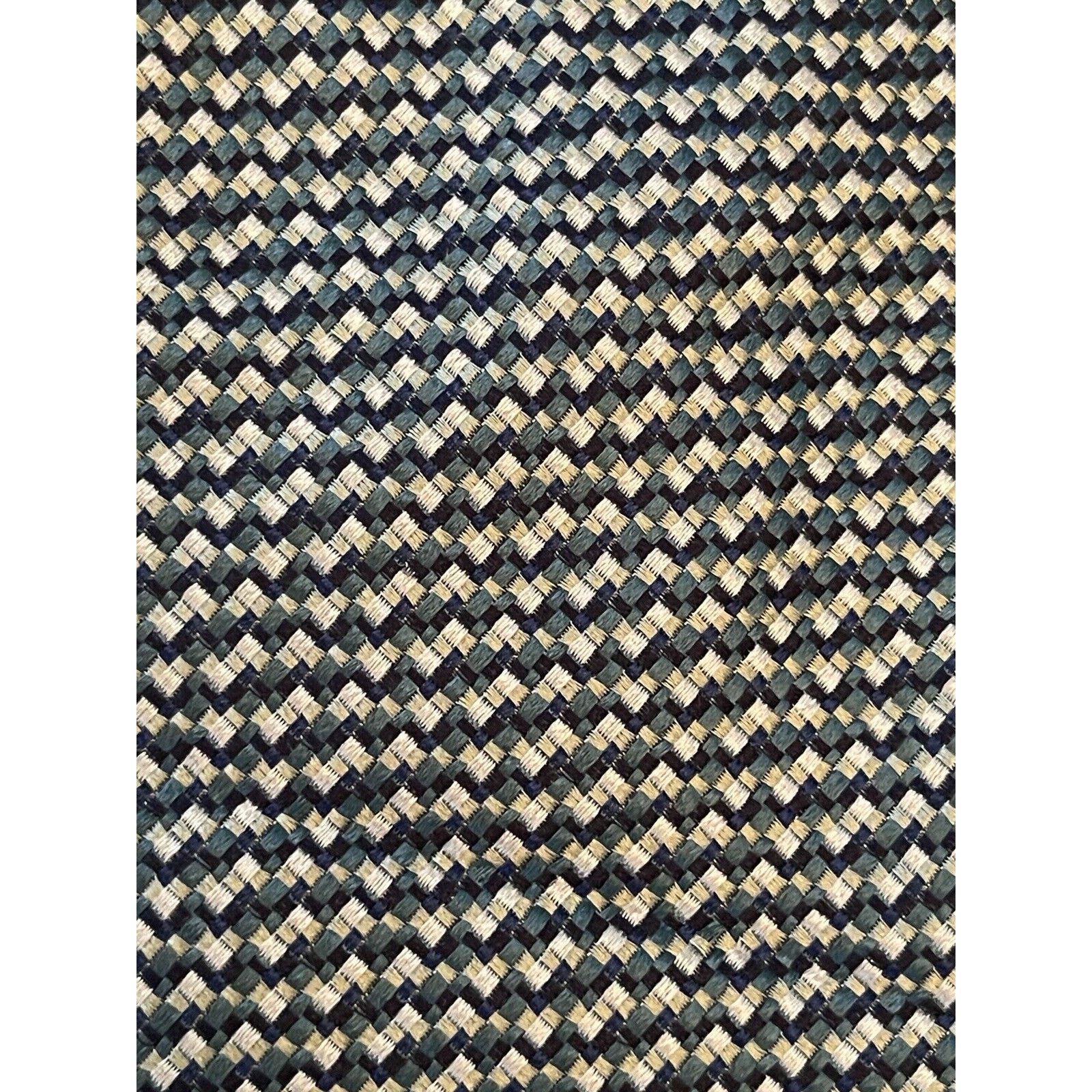 Other Michelle Cravatte Como Green Blue 100% Silk Made In Italy Size ONE SIZE - 10 Thumbnail