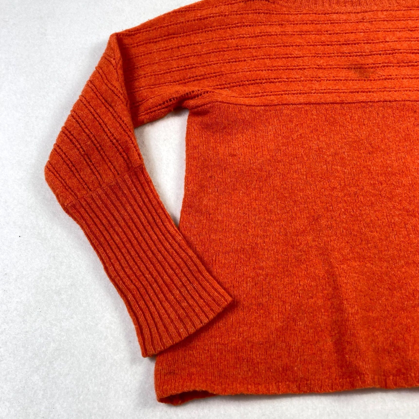 Vintage Woolrich Wool Sweater Women's XL Dark Orange Long Sleeve Square Neck Casual Size XL / US 12-14 / IT 48-50 - 2 Thumbnail
