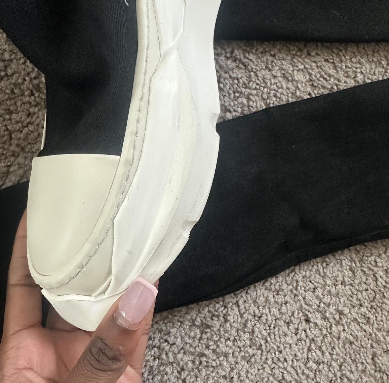 Rick Owens Rick Owens abstract knee high boots Size US 11 / IT 41 - 8 Thumbnail