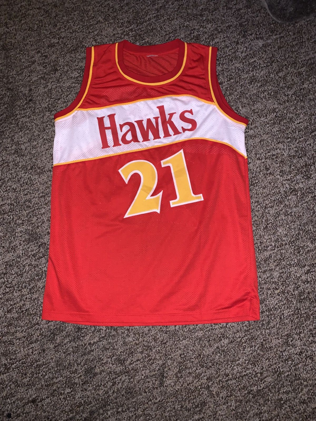 NBA Dominique Wilkins Signed Jersey Atlanta Hawks Collectible Size US XL / EU 56 / 4 - 2 Thumbnail