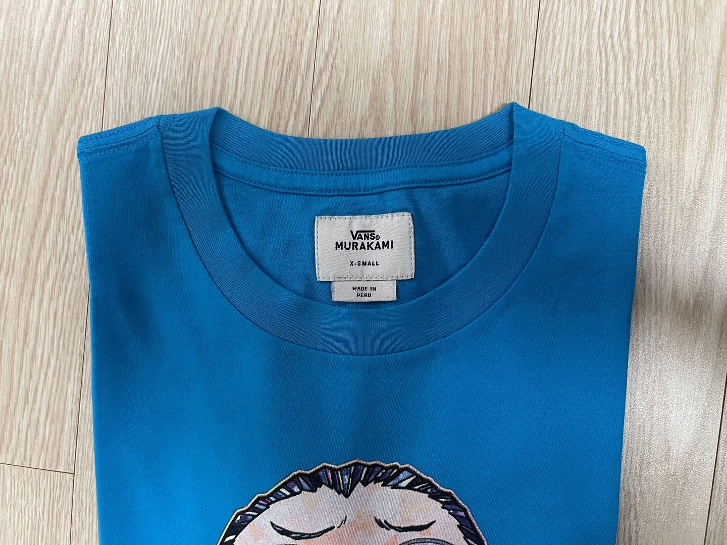 Japanese Brand × Takashi Murakami × Vans Takashi Murakami x Vans Tee Blue XS Size XS / US 0-2 / IT 36-38 - 2 Thumbnail