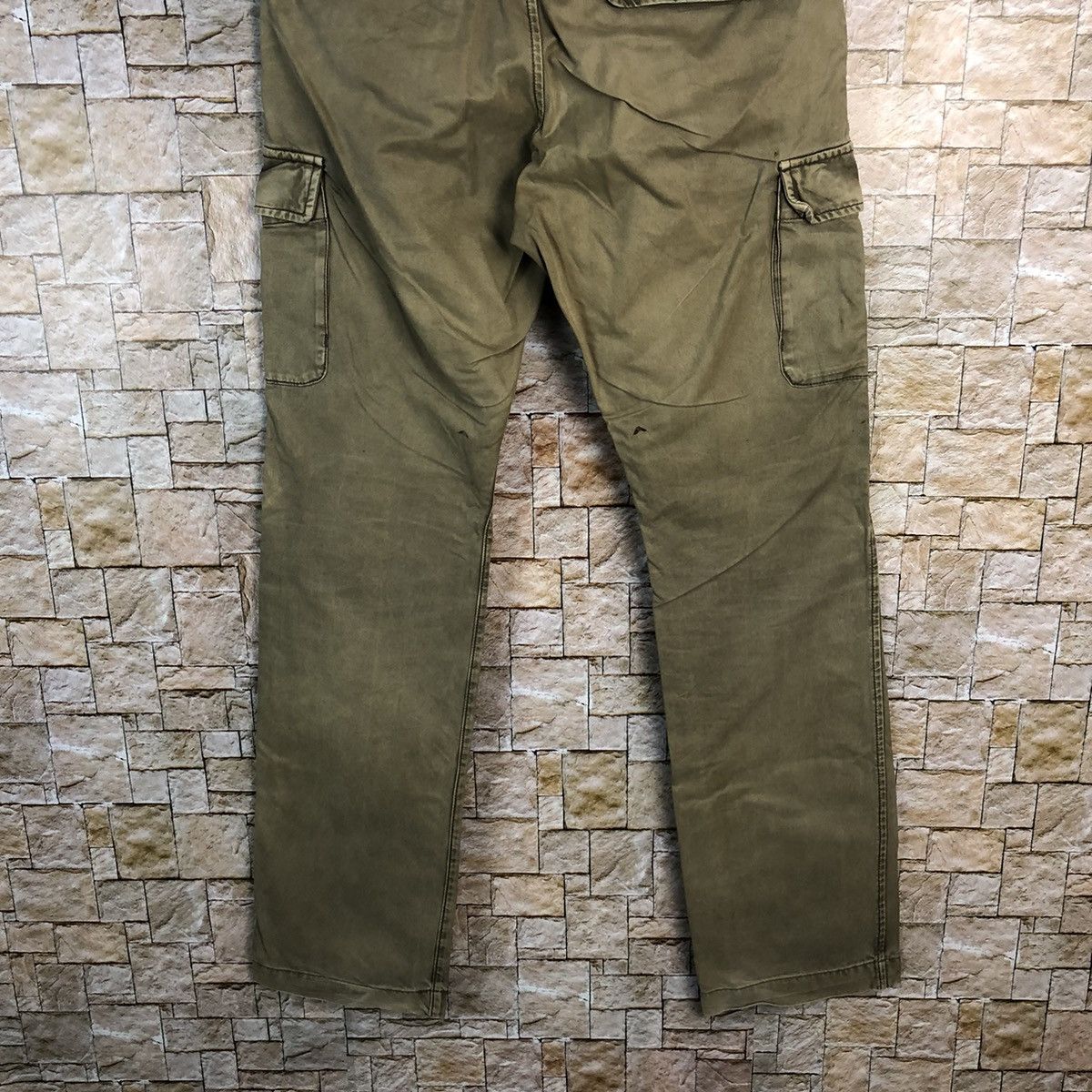 Japanese Brand Back Number Brown Cargo Multipocket Pants #A439 Size US 30 / EU 46 - 18 Thumbnail