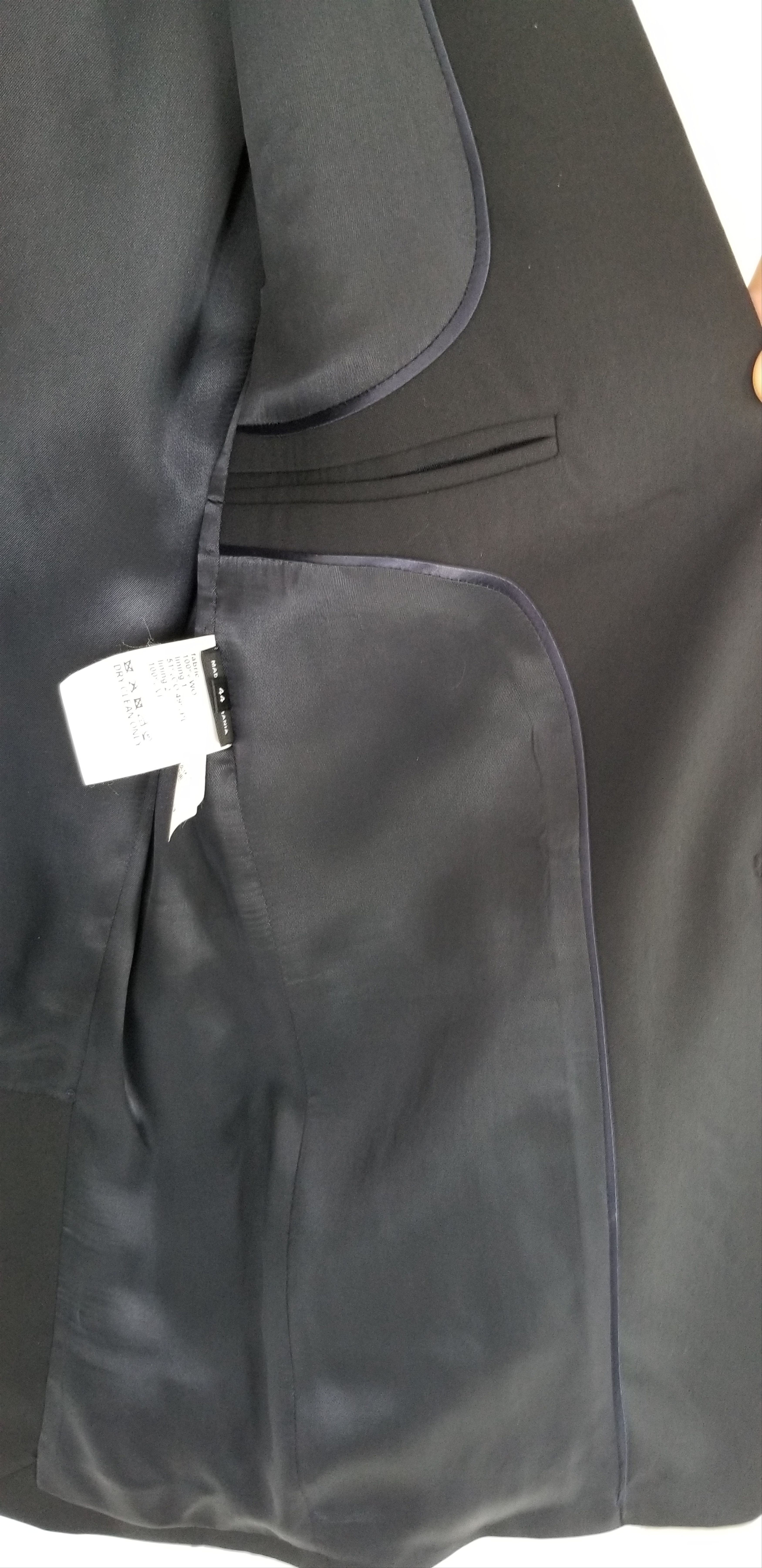 Raf Simons Raf Simons Suit Midnight Navy Blue Wool 1 Button Suit XS 44 Size 34R - 10 Thumbnail