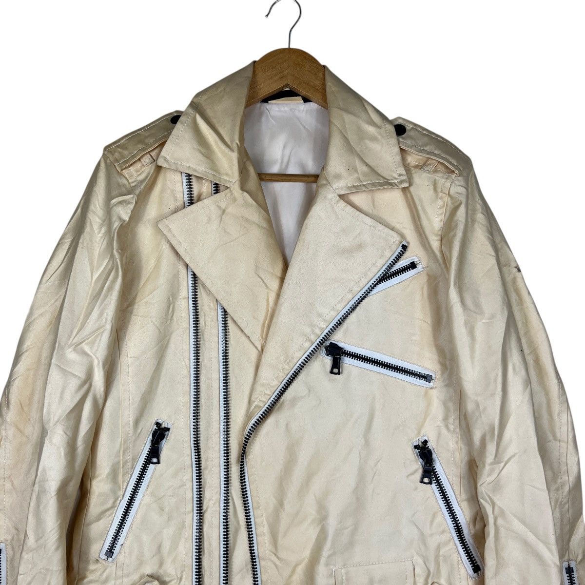 If Six Was Nine 🔥 Custom Culture Double Asymetric Zipper Jacket Size US M / EU 48-50 / 2 - 5 Thumbnail