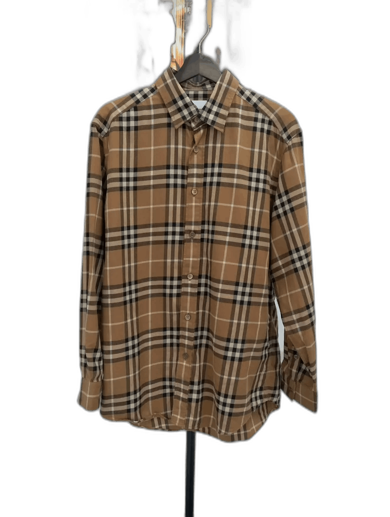 Burberry Burberry Plaid Long Sleeve Shirt Size US L / EU 52-54 / 3 - 1 Thumbnail