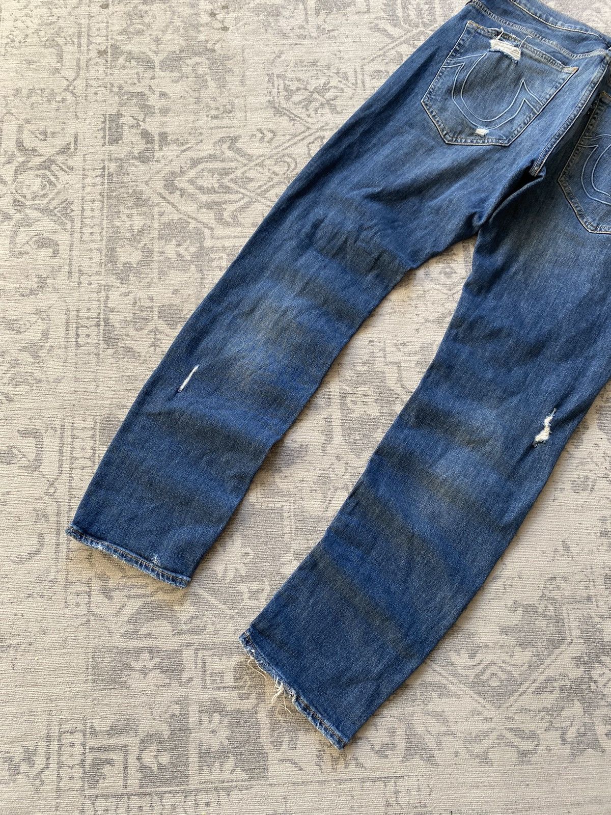 True Religion Vintage True Religion Jeans Slim Distressed Japanese Y2K Size US 34 / EU 50 - 2 Thumbnail