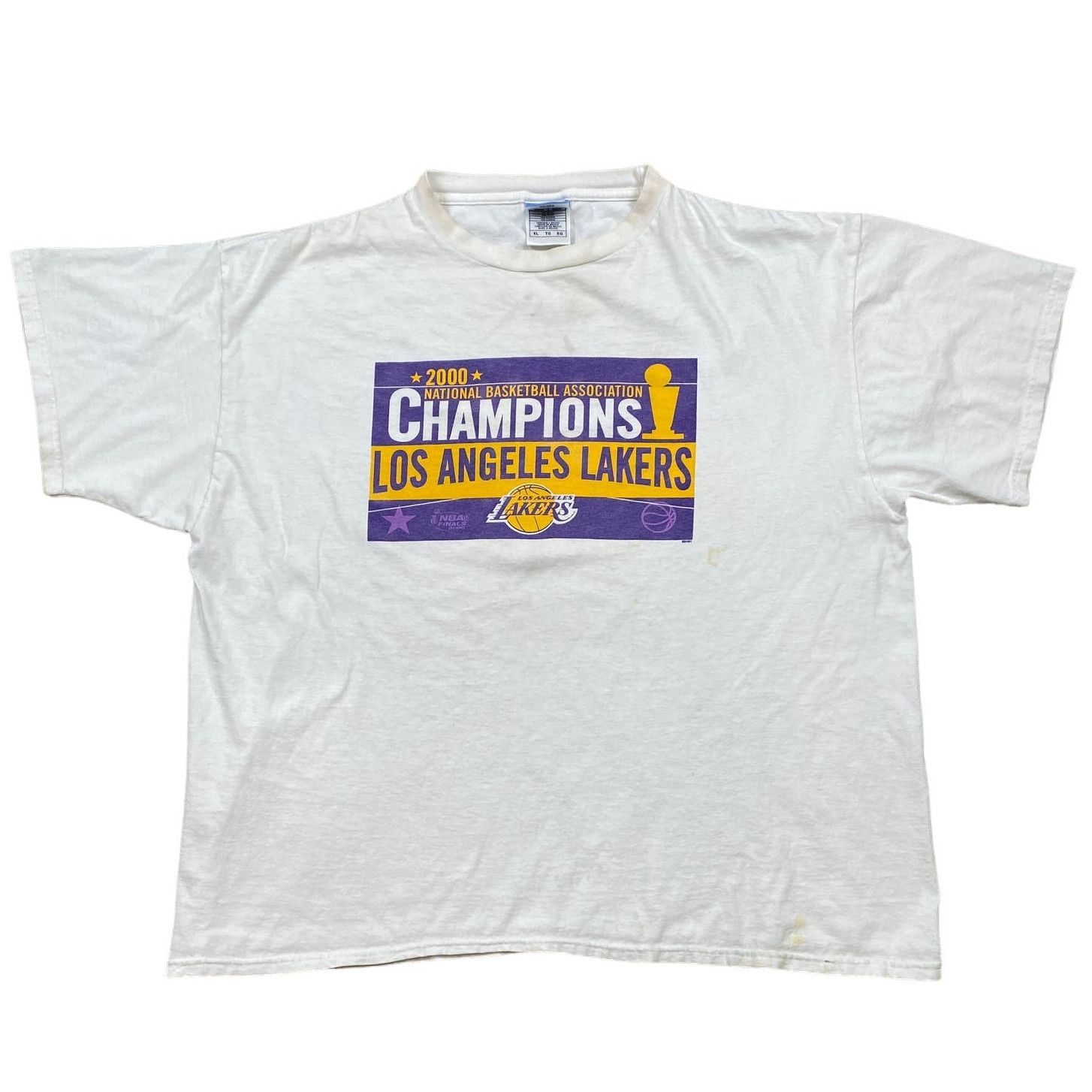 Vintage LA Lakers 2000 Champions T Shirt Men's XL