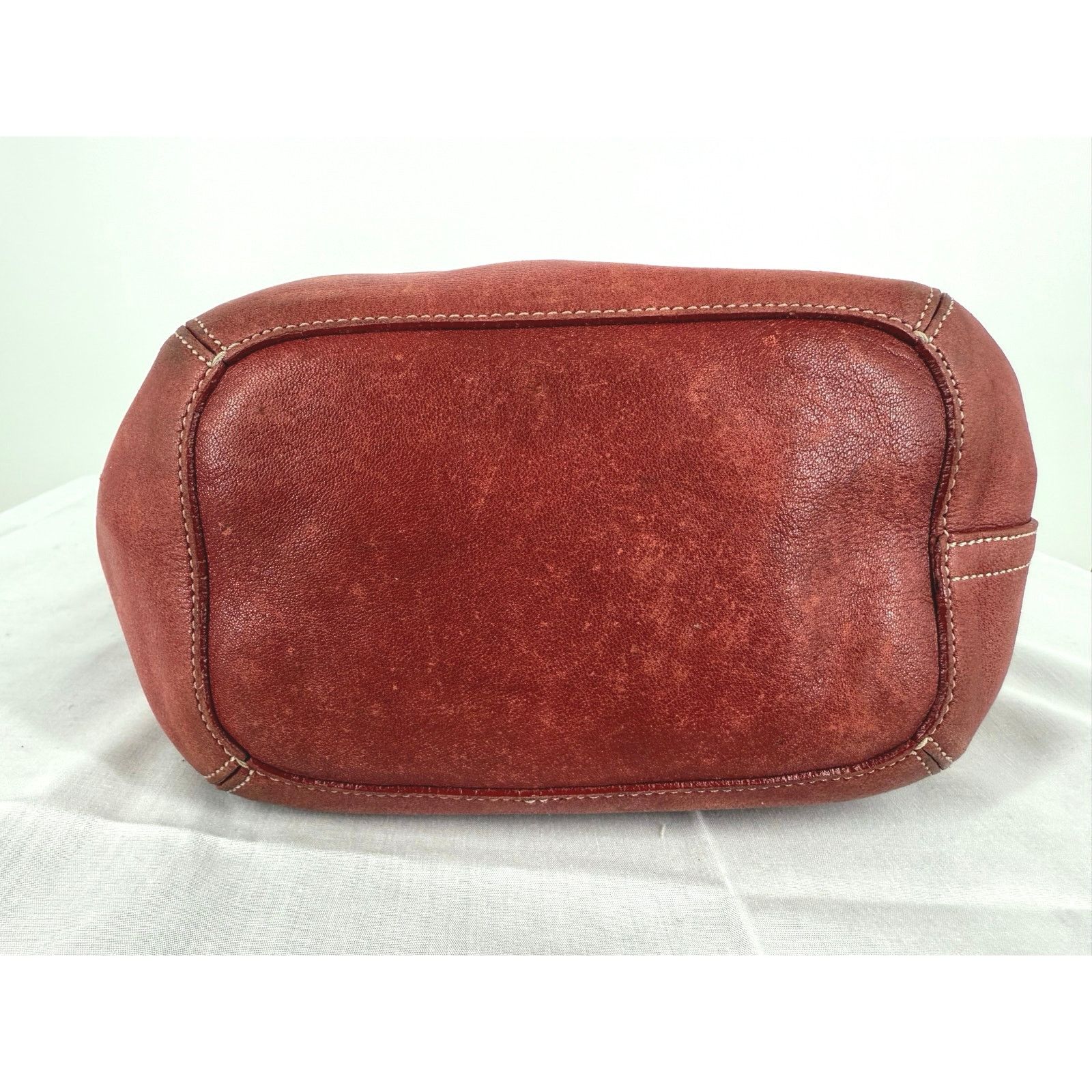 Coach Vintage COACH Legacy Soho Soft Red Leather Bucket Bag 9186 Size ONE SIZE - 5 Thumbnail