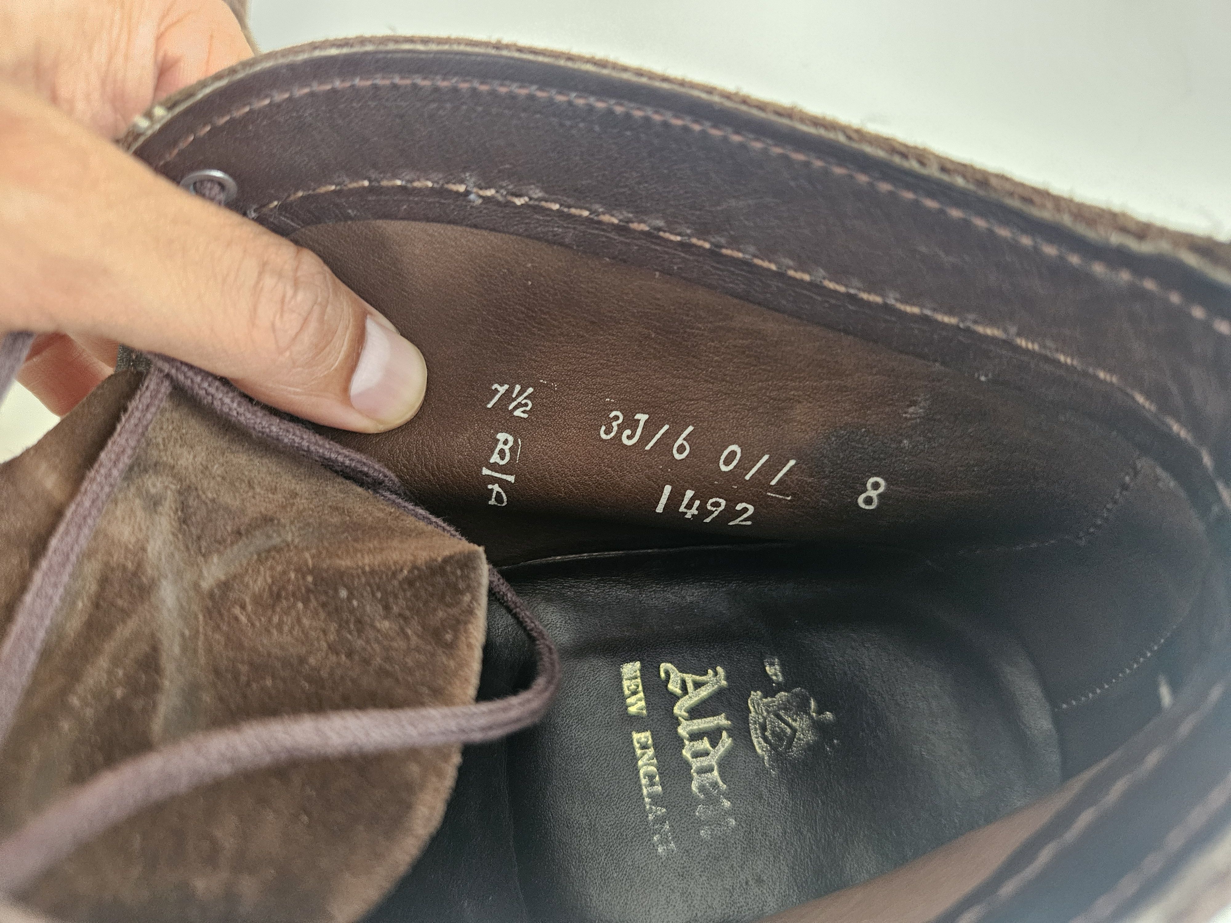 Alden × J.Crew Alden 1492 unlined chukka Size US 7.5 / EU 40-41 - 6 Thumbnail