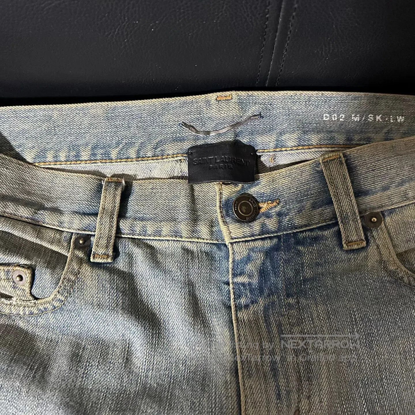 Saint Laurent Paris Saint Laurent 16SS D02 Blue Jeans. Size US 30 / EU 46 - 3 Thumbnail