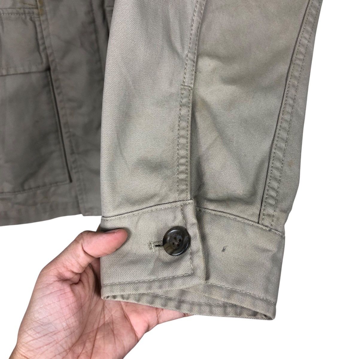 Japanese Brand × Vintage 📌Vintage Chore Work Jacket Duck Canvas Uniqlo Issey Miyake Size US L / EU 52-54 / 3 - 16 Thumbnail