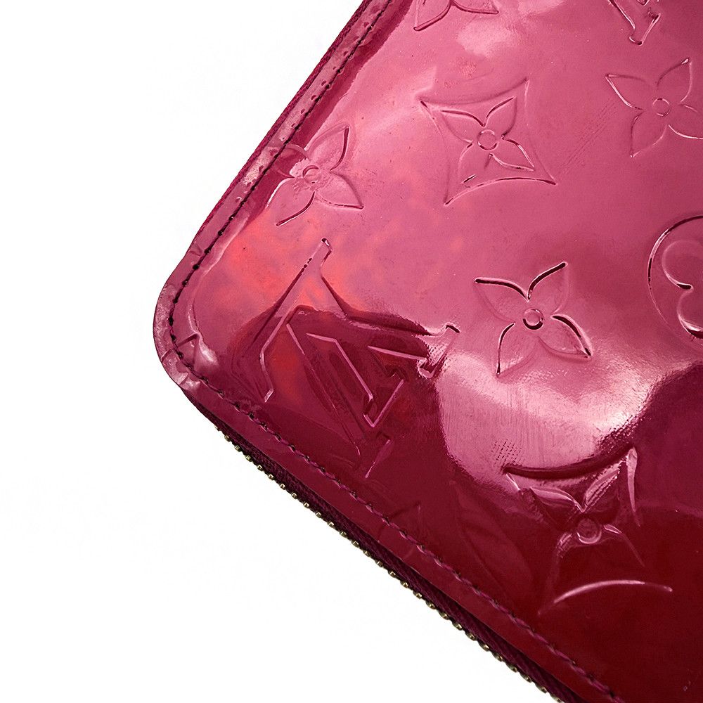 Louis Vuitton Louis Vuitton Patent Leather Wallet Rose-Red Size ONE SIZE - 8 Thumbnail