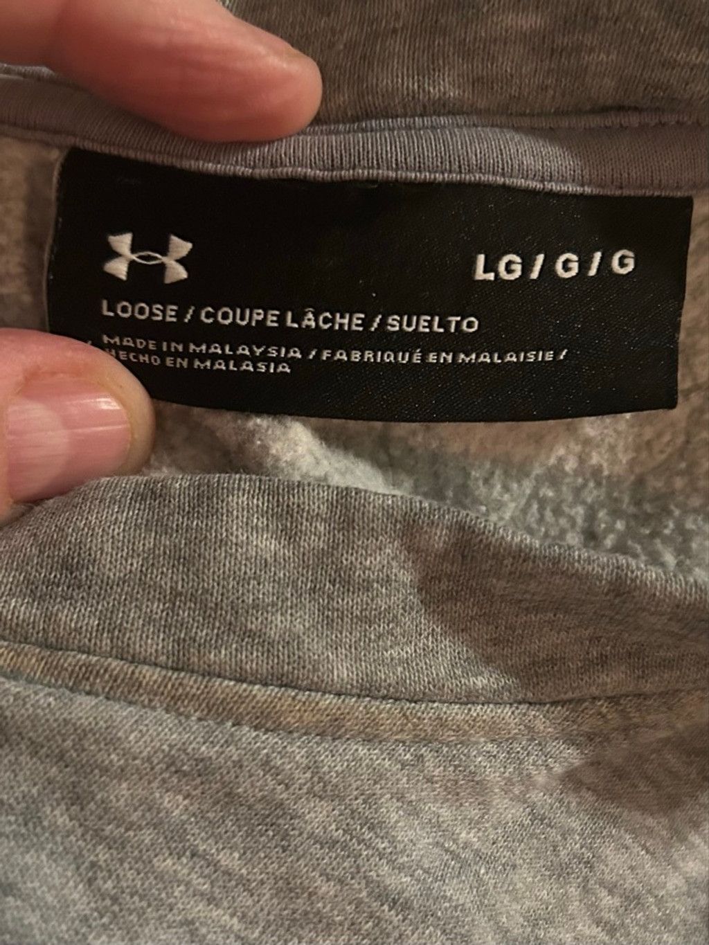 Under Armour Under Armour Gray Cropped Boxy Sweatshirt Loungewear L Size L / US 10 / IT 46 - 4 Thumbnail