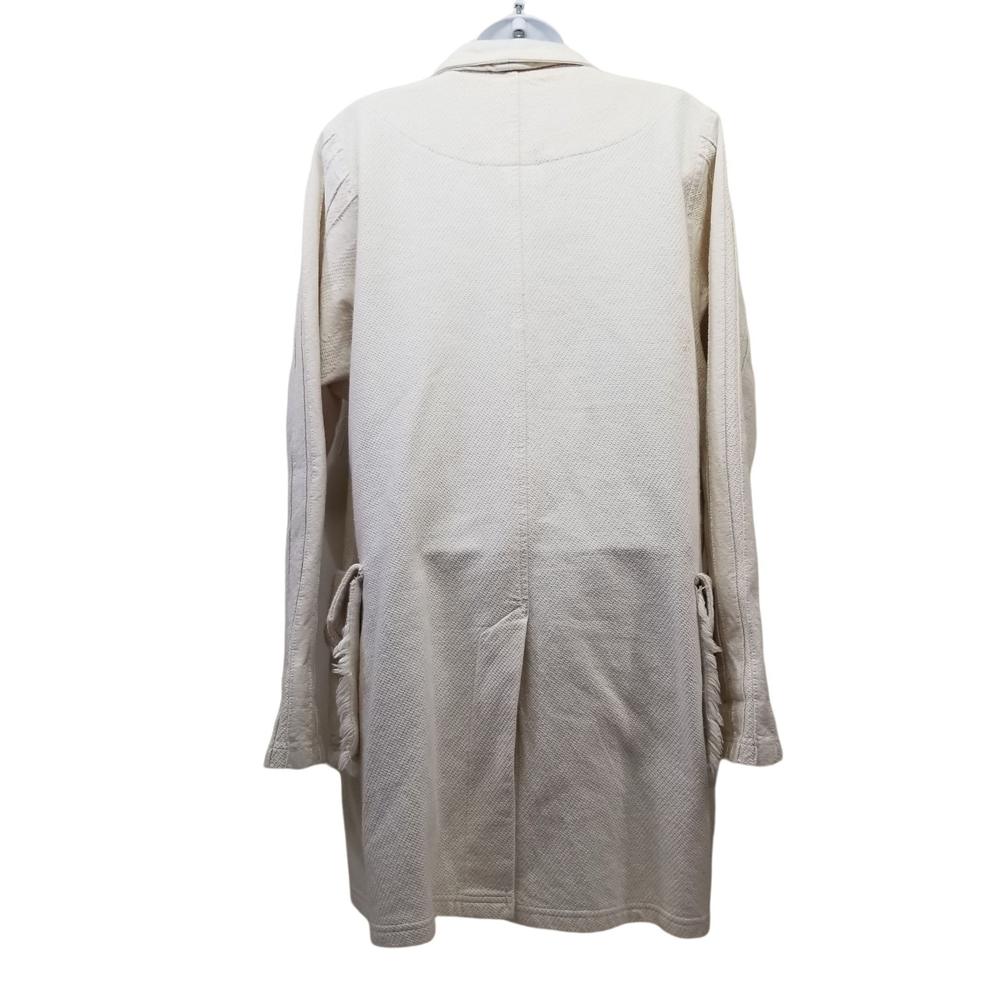 Other Fitz S Cream Textured Fringe Jacket Pockets CANADA Winter La Size S / US 4 / IT 40 - 2 Thumbnail