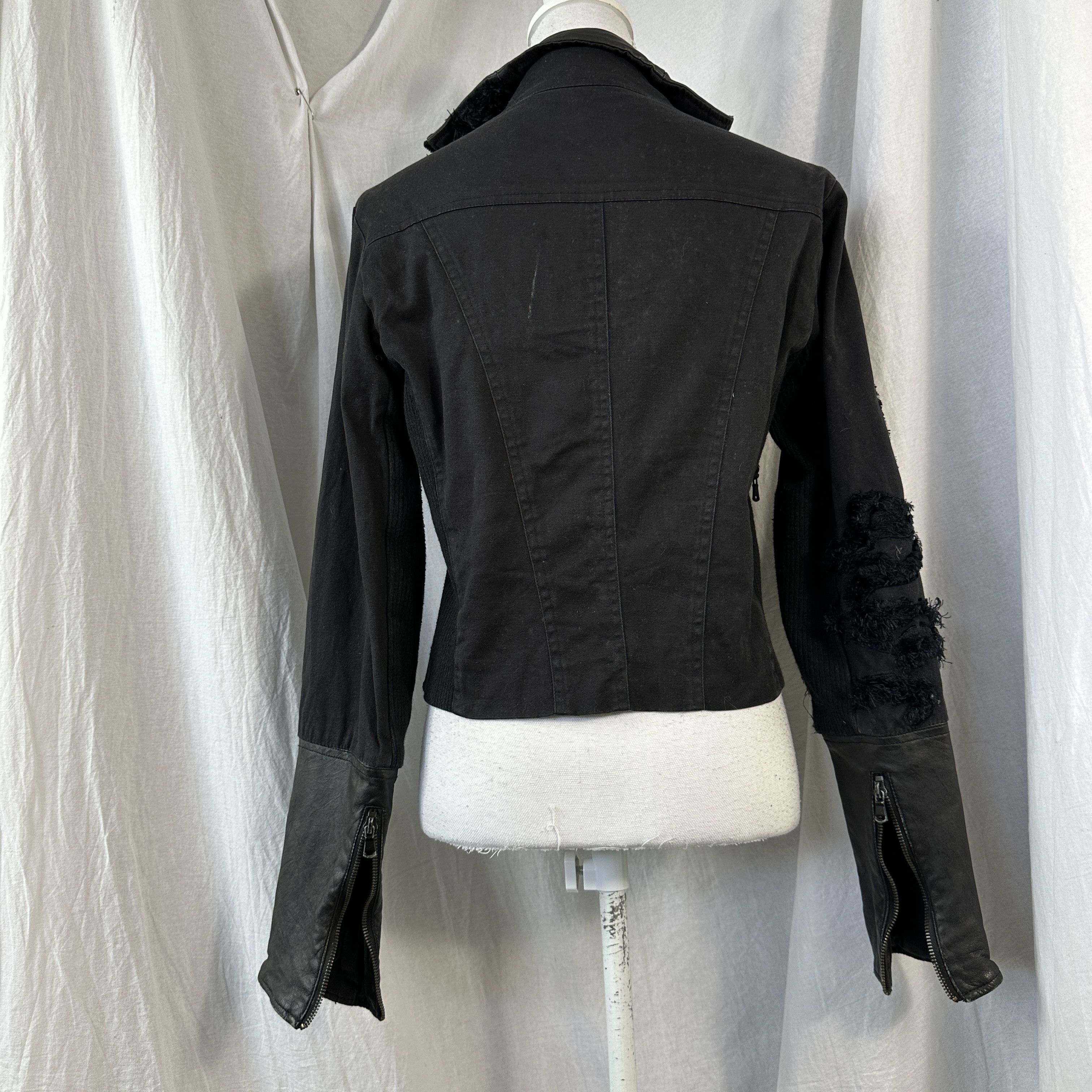 Vintage Vintage Double Zip Mr Cat Isabel Del Pedro Leather Jacket Size S / US 4 / IT 40 - 11 Thumbnail