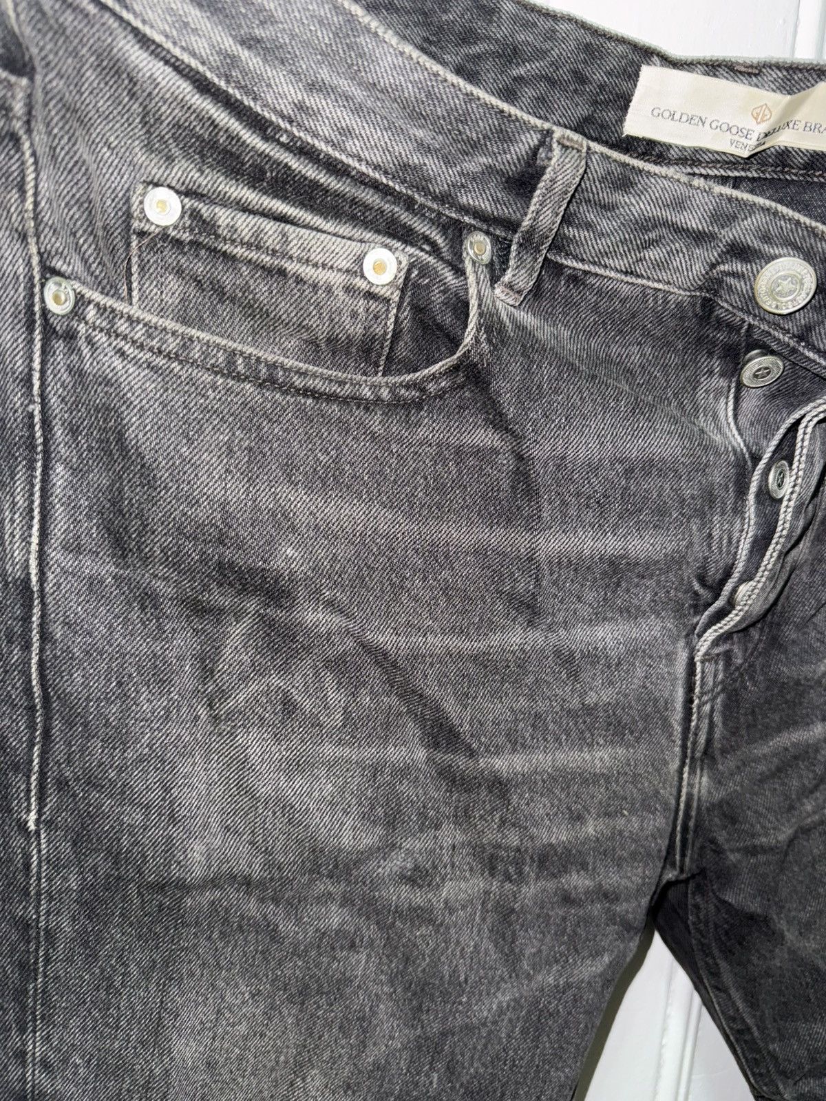 Golden Goose Golden goose deluxe brand Happy Jeans 32 Gray Size US 32 / EU 48 - 3 Thumbnail
