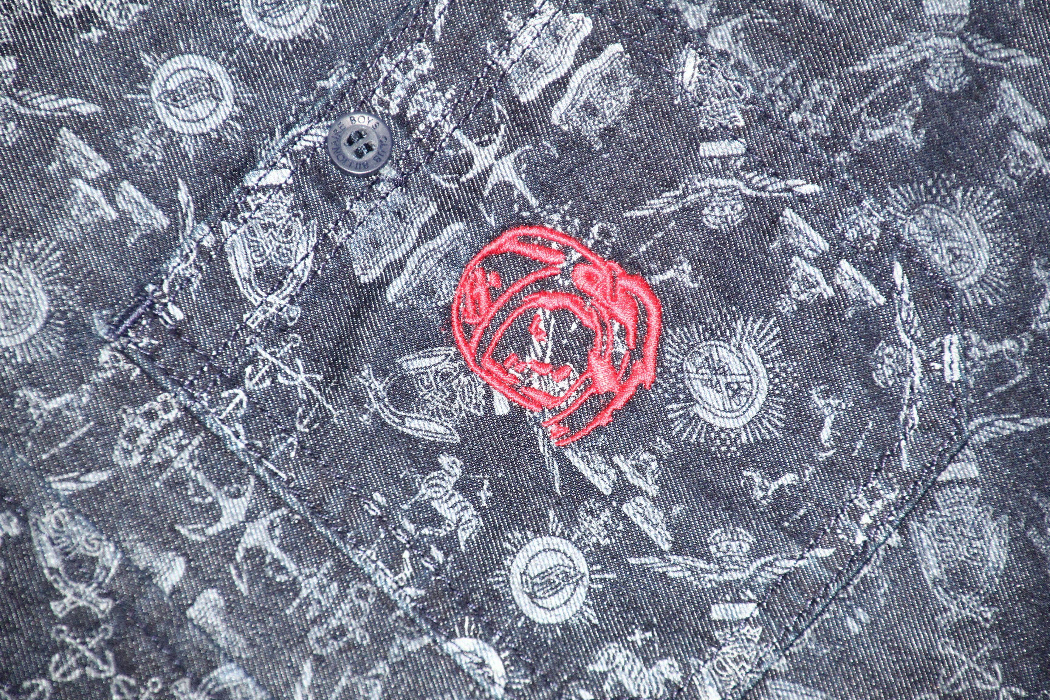 Billionaire Boys Club Billionaire Boys Club monogram raw denim s/s baggy shirt Size US M / EU 48-50 / 2 - 5 Thumbnail