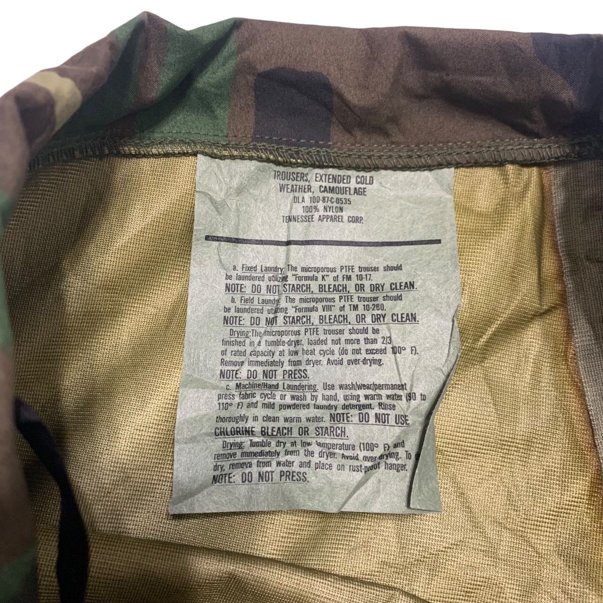 Other Vintage Tennesse Apparel Camouflage Military Pant Size US 31 - 4 Thumbnail