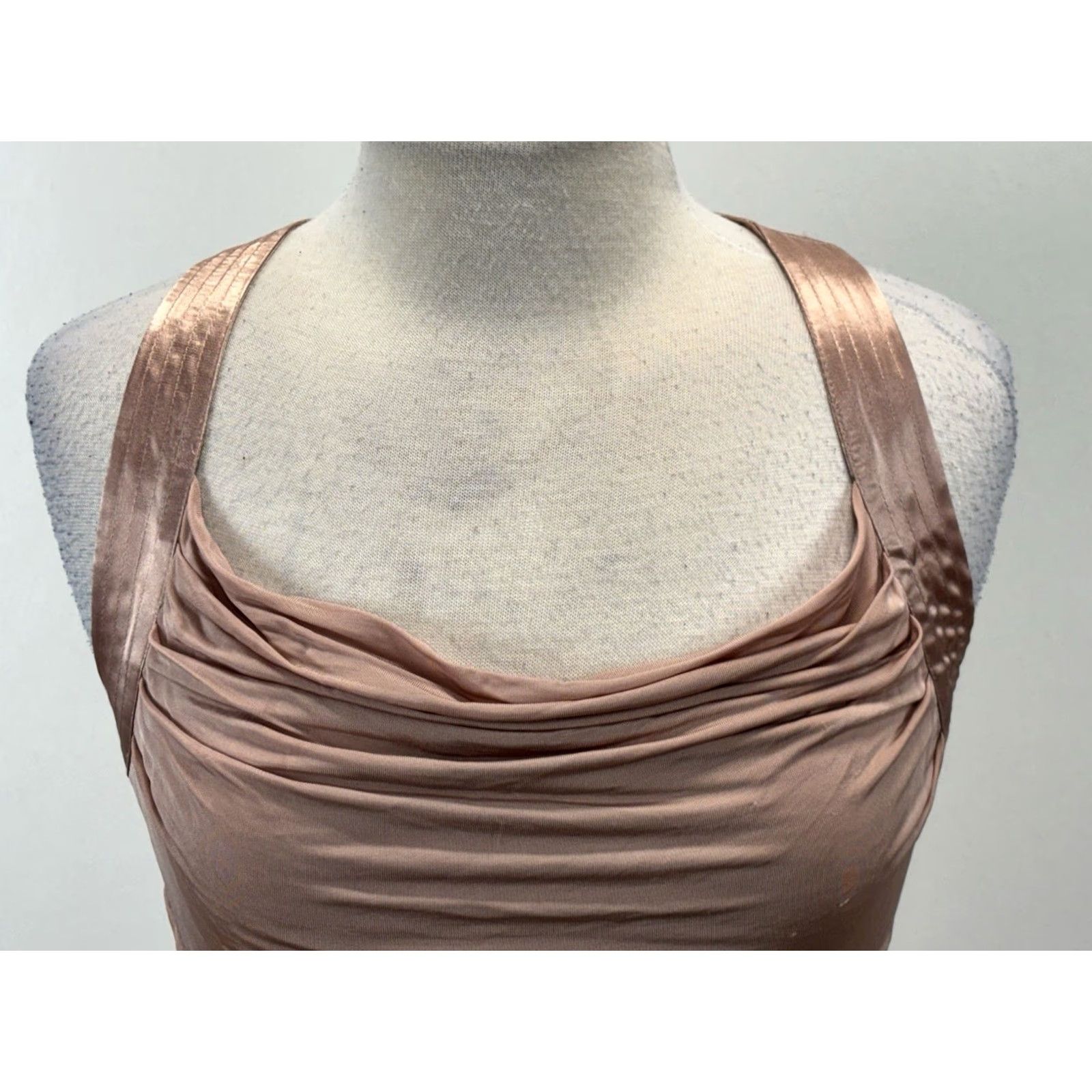 Guess VINTAGE Guess Draped Top Women’s M Sleeveless Pink Baddie Club Fairy Y2K Tank Shirt Size M / US 6-8 / IT 42-44 - 5 Thumbnail
