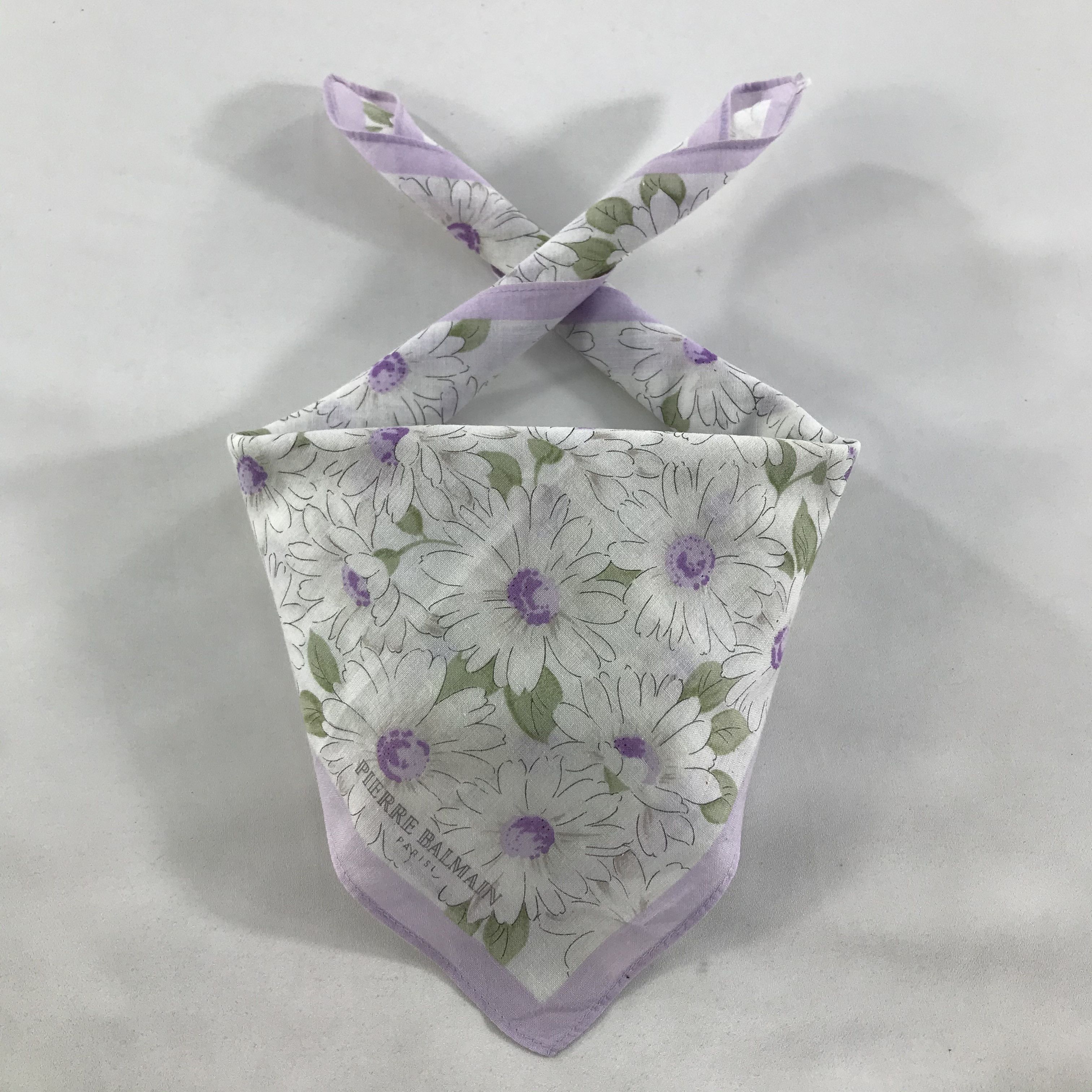 Pierre Balmain × Vintage Pierre Balmain Bandana / Handkerchief / Neckerchief - S1667 Size ONE SIZE - 3 Thumbnail