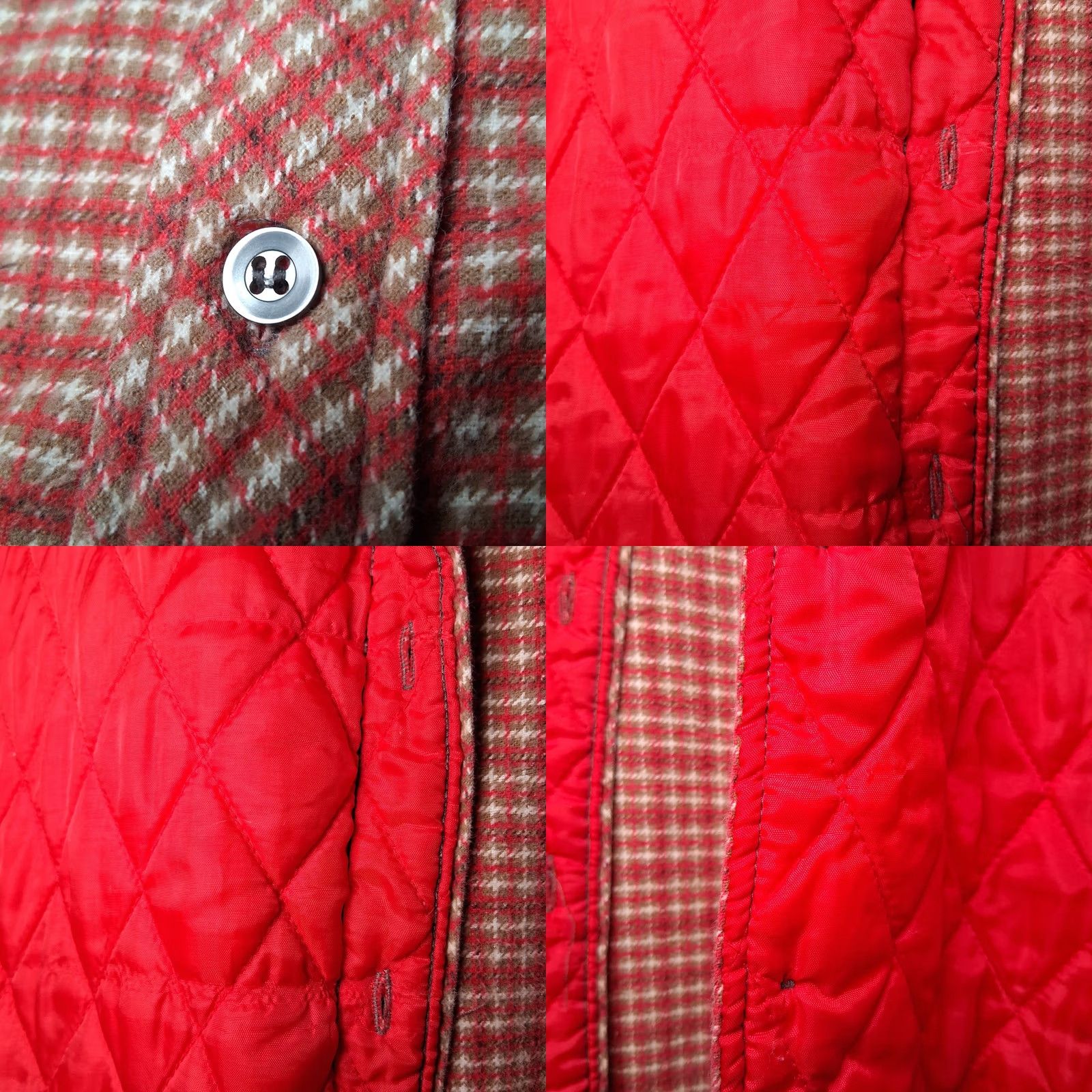 Vintage VINTAGE Aventura Red Plaid Quilted Shirt Jacket Men Medium Workwear Size US M / EU 48-50 / 2 - 10 Thumbnail