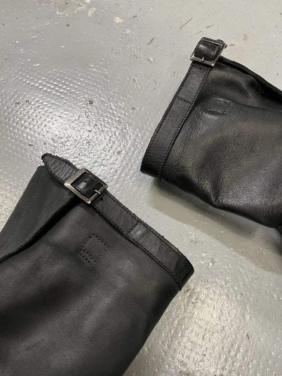 Dirk Bikkembergs 2000s Dirk Bikkembergs Black Ankle Leather Boots Size US 8 / IT 38 - 9 Thumbnail