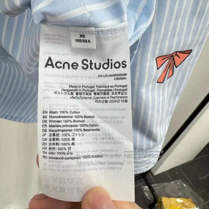 Acne Studios Acne Studios Cartoon Print Long Sleeve Shirt. Size US XS / EU 42 / 0 - 6 Thumbnail