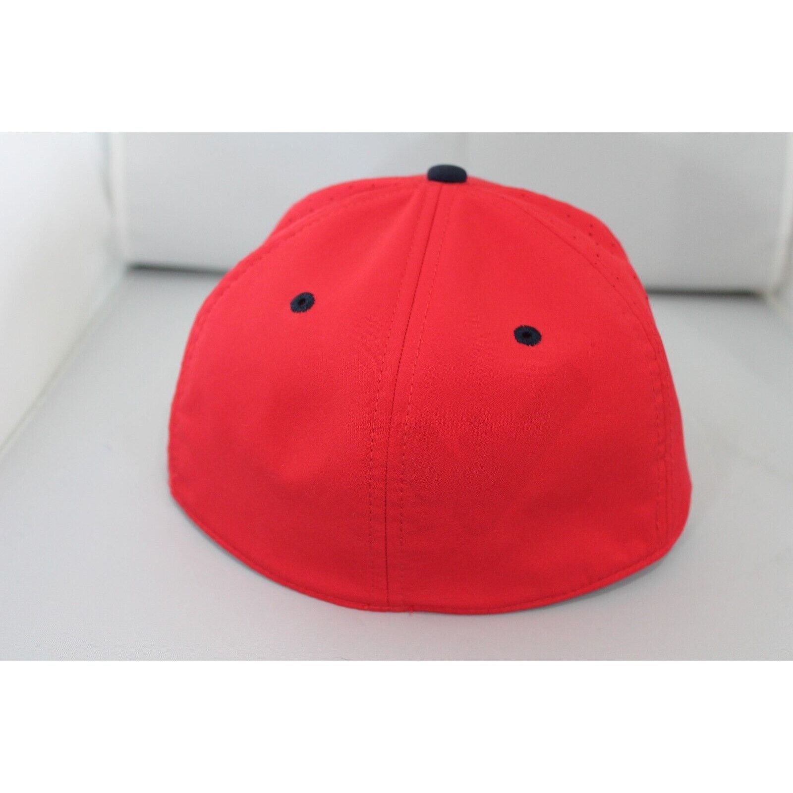 The Game The Game Flat Bill Paw Print Fitted Medium Red and Blue Size ONE SIZE - 4 Thumbnail
