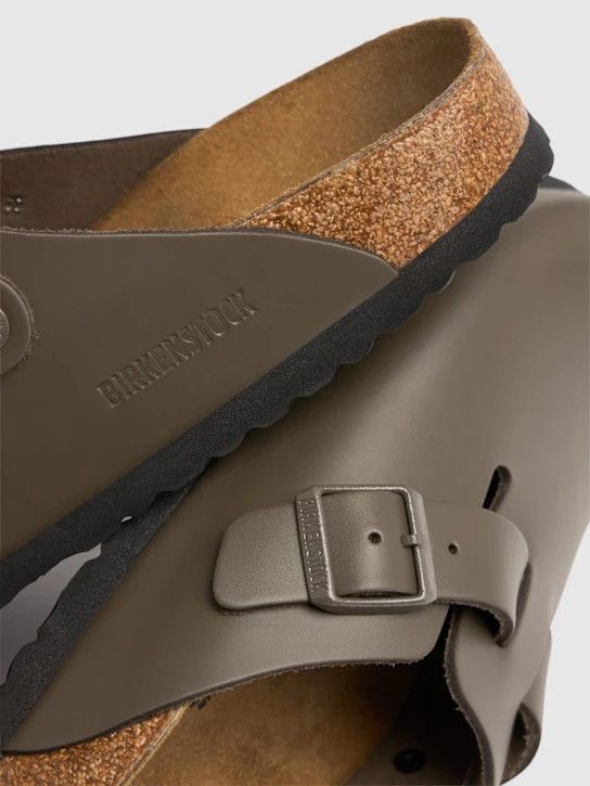 Birkenstock o1lsvrm0425 Boston Natural Leather Mules in Concrete Grey Size US 9 / EU 42 - 2 Thumbnail