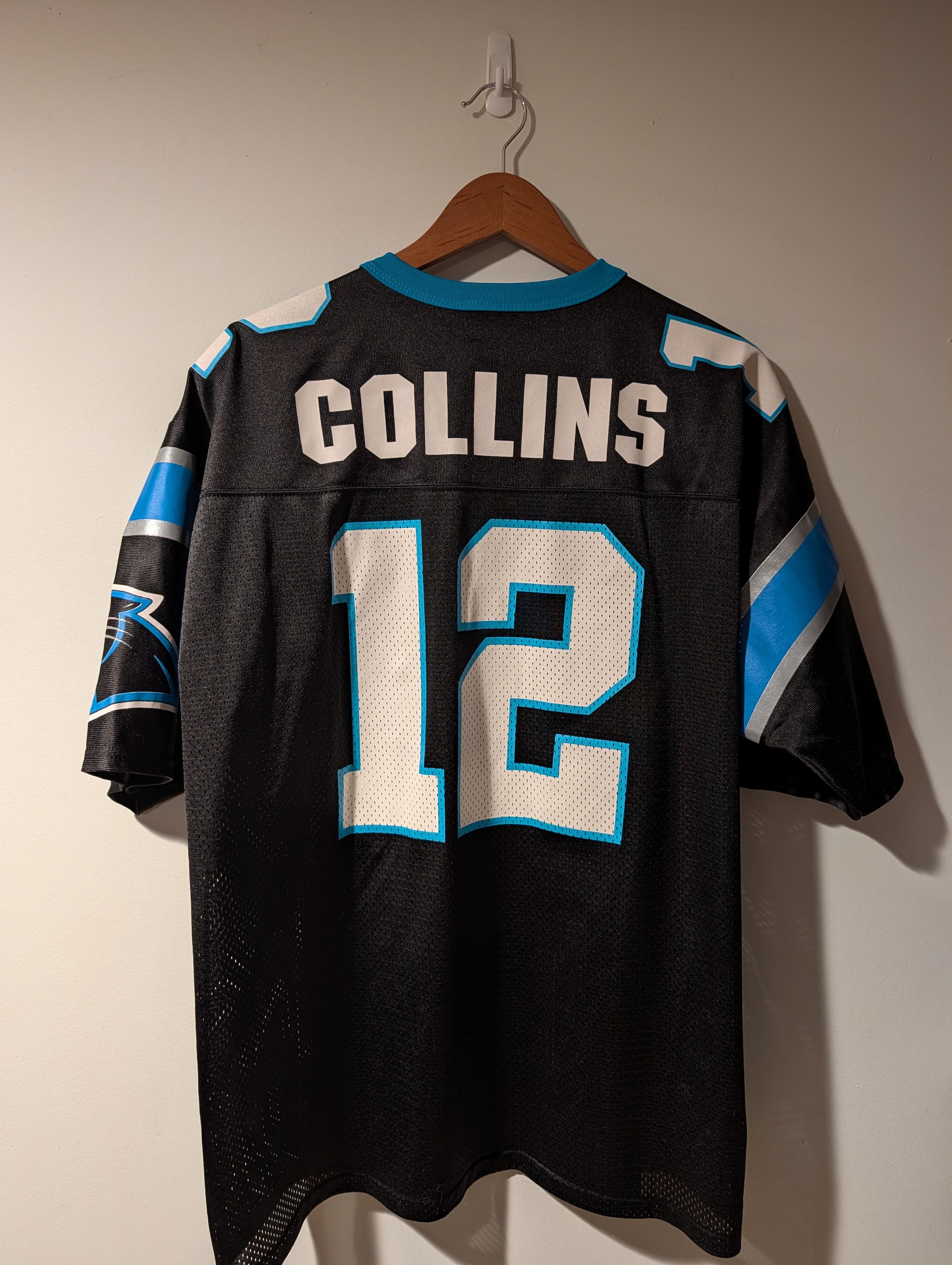 NFL Vintage Kerry Collins Carolina Panthers Athletic NFL Jersey Size US L / EU 52-54 / 3 - 11 Thumbnail