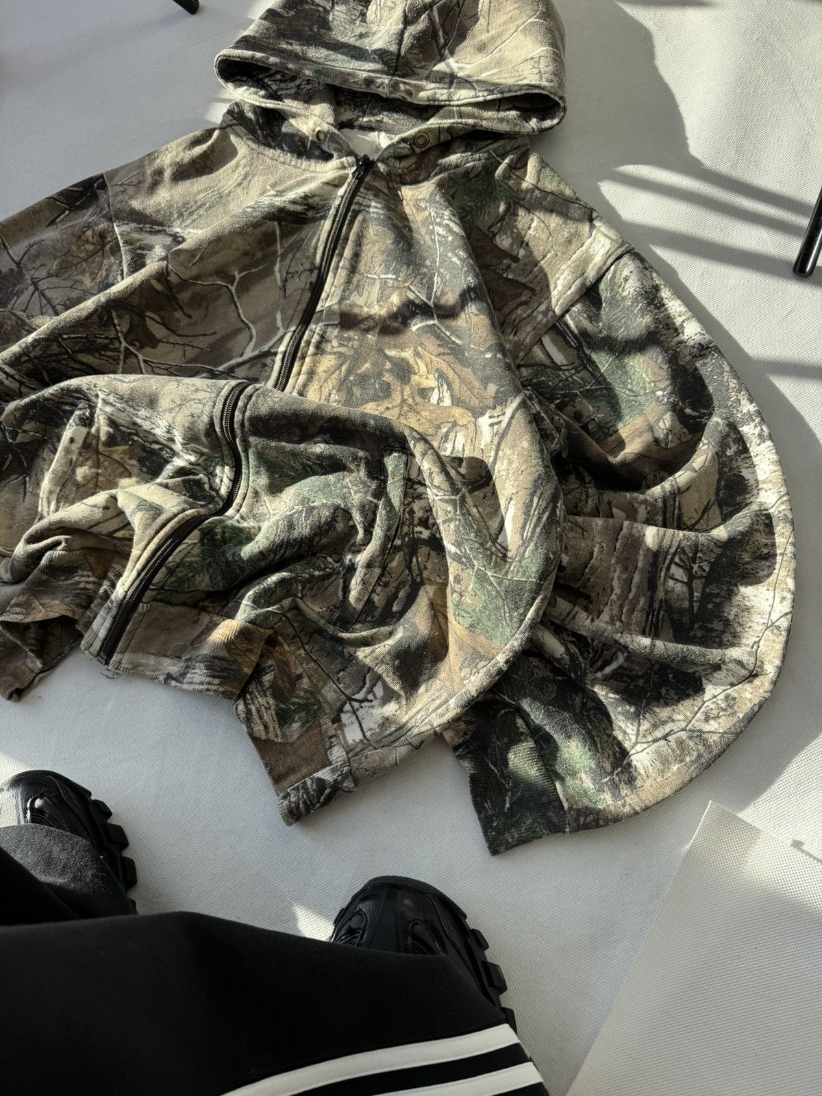 Realtree Vintage Realtree Boxy Fit Camo Zip Up Hoodie Hype Gothic Size US XL / EU 56 / 4 - 18 Thumbnail