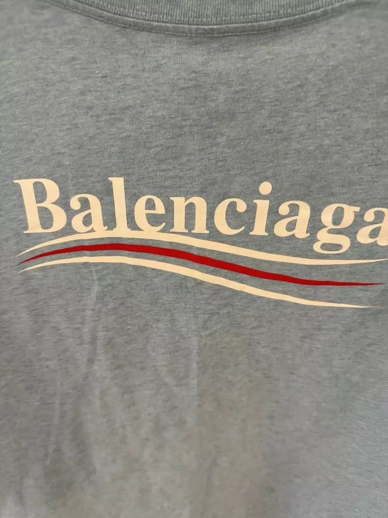 Balenciaga Balenciaga Haze Blue Cola Short Sleeve Size US XXS / EU 40 - 6 Thumbnail
