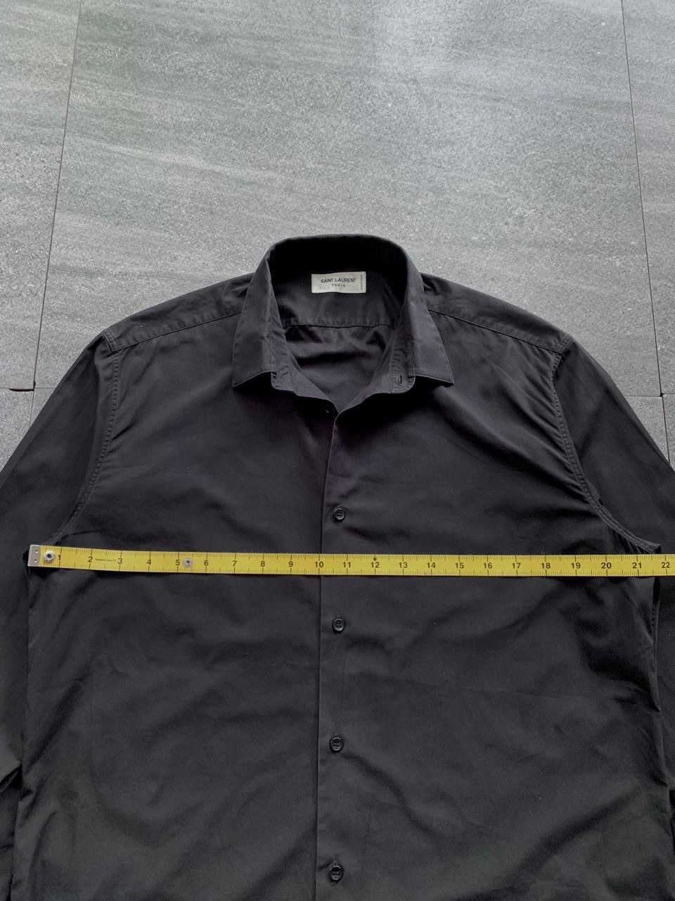 Saint Laurent Paris FREE TAX! Black Formal Shirt Size US M / EU 48-50 / 2 - 11 Thumbnail
