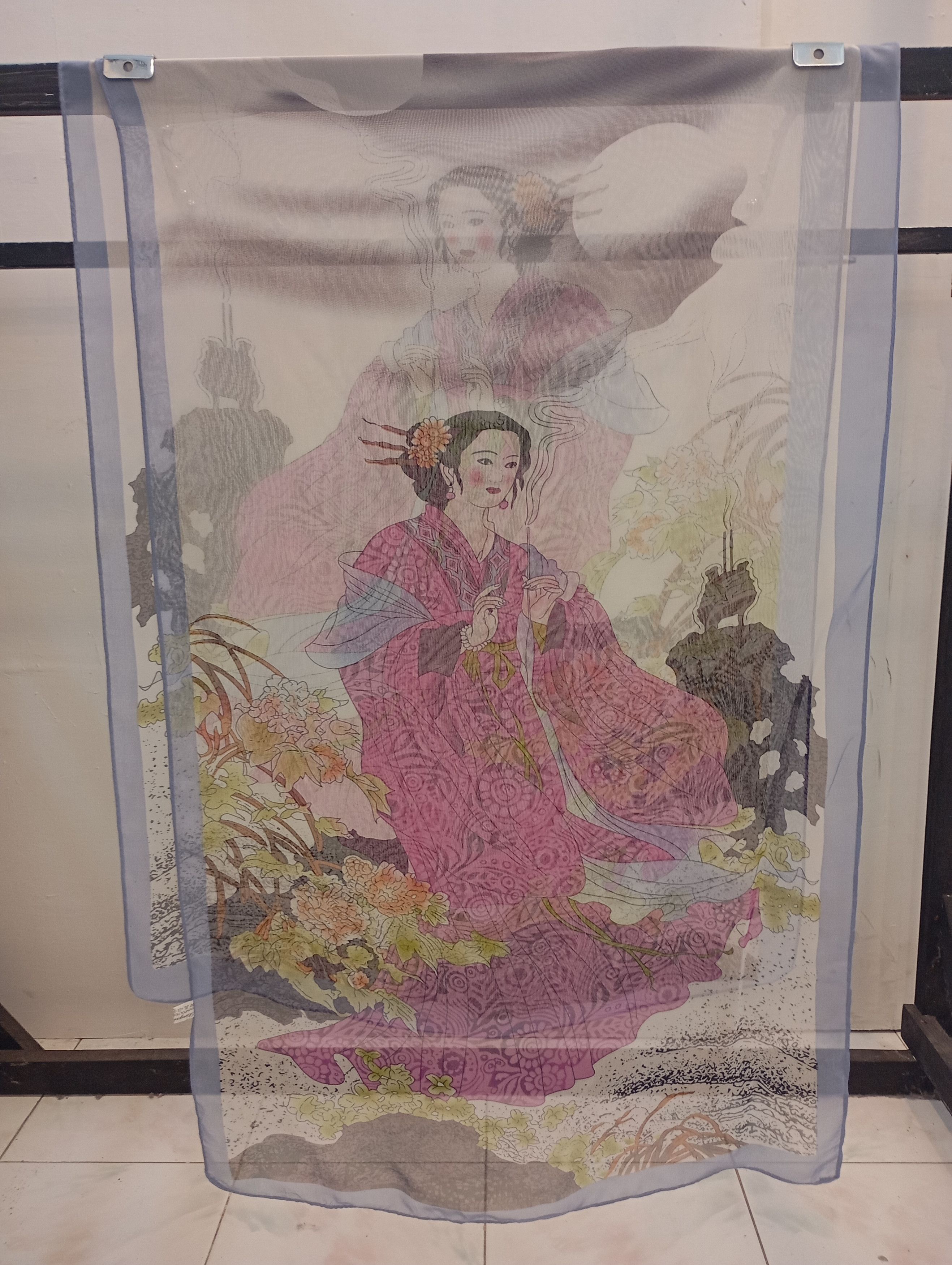 Japanese Brand Japanese Geisha Scarves Scarf Size ONE SIZE - 1 Thumbnail