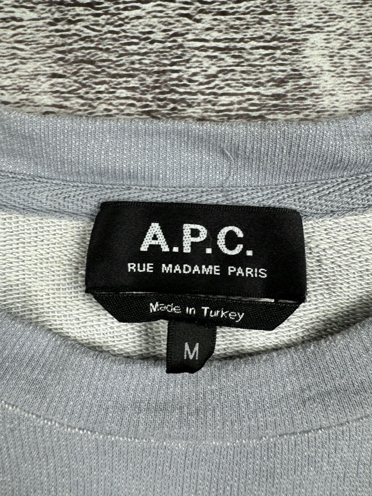 A.P.C. A.P.C APC Rue Madame Paris Eagle Relaxed Sweatshirt Pullover Size US M / EU 48-50 / 2 - 9 Thumbnail