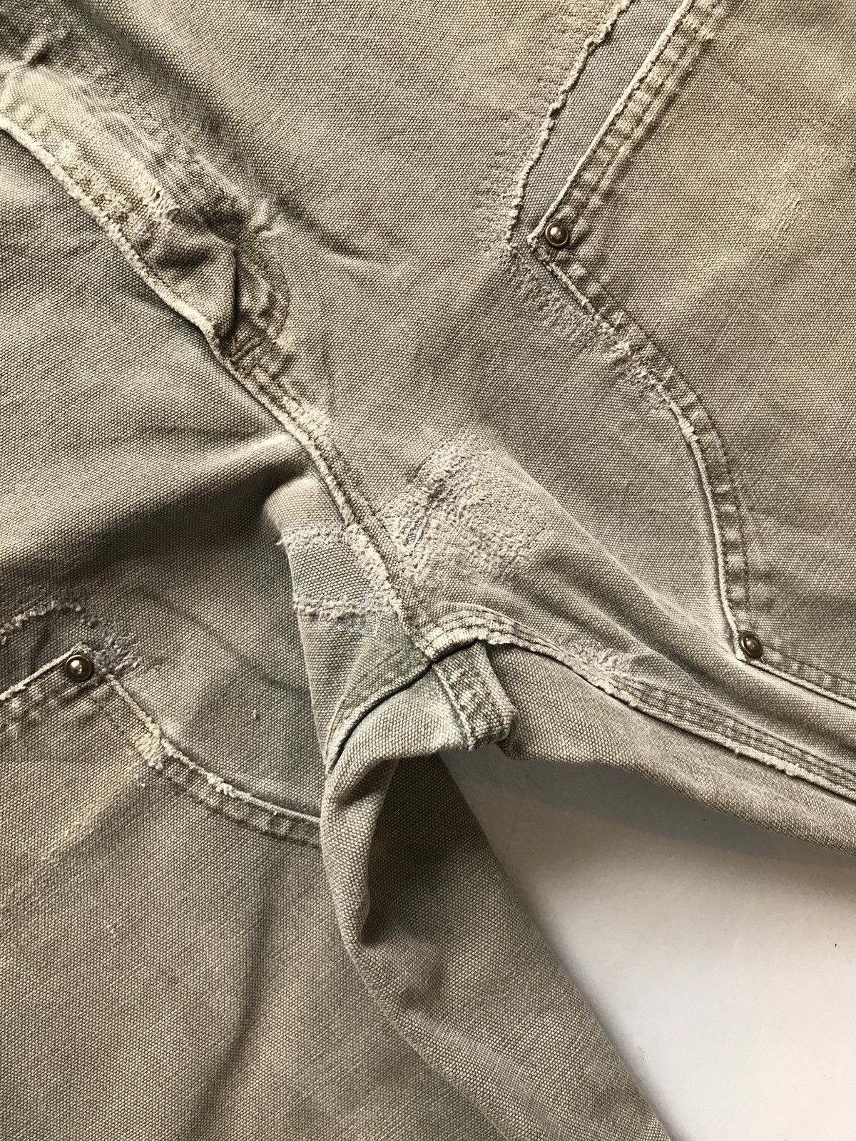 Carhartt Vintage Carhartt B136 MOS double knee workwear Size US 34 / EU 50 - 6 Thumbnail
