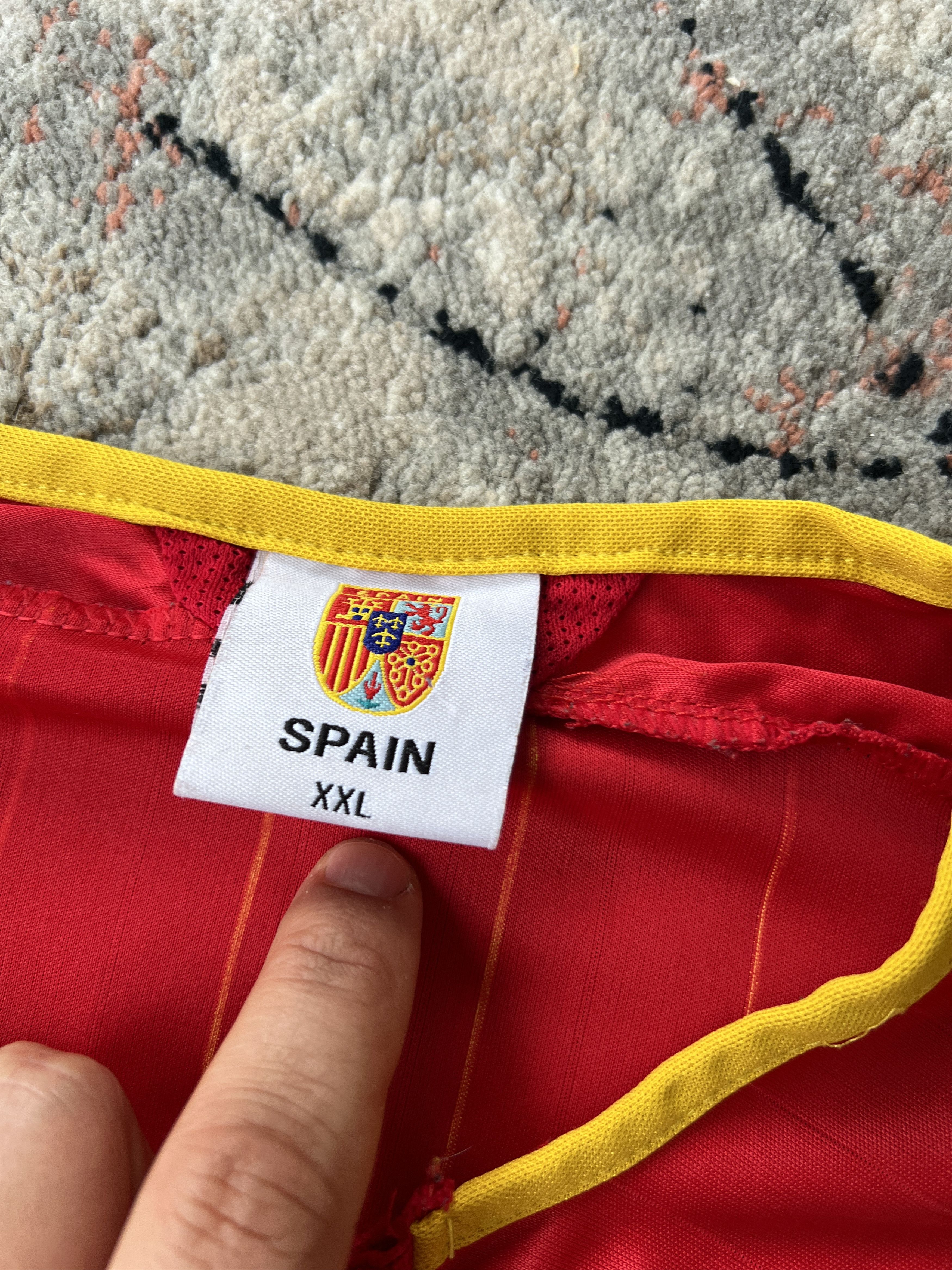 Vintage Spain Football Vintage Jersey Size US XXL / EU 58 / 5 - 5 Thumbnail