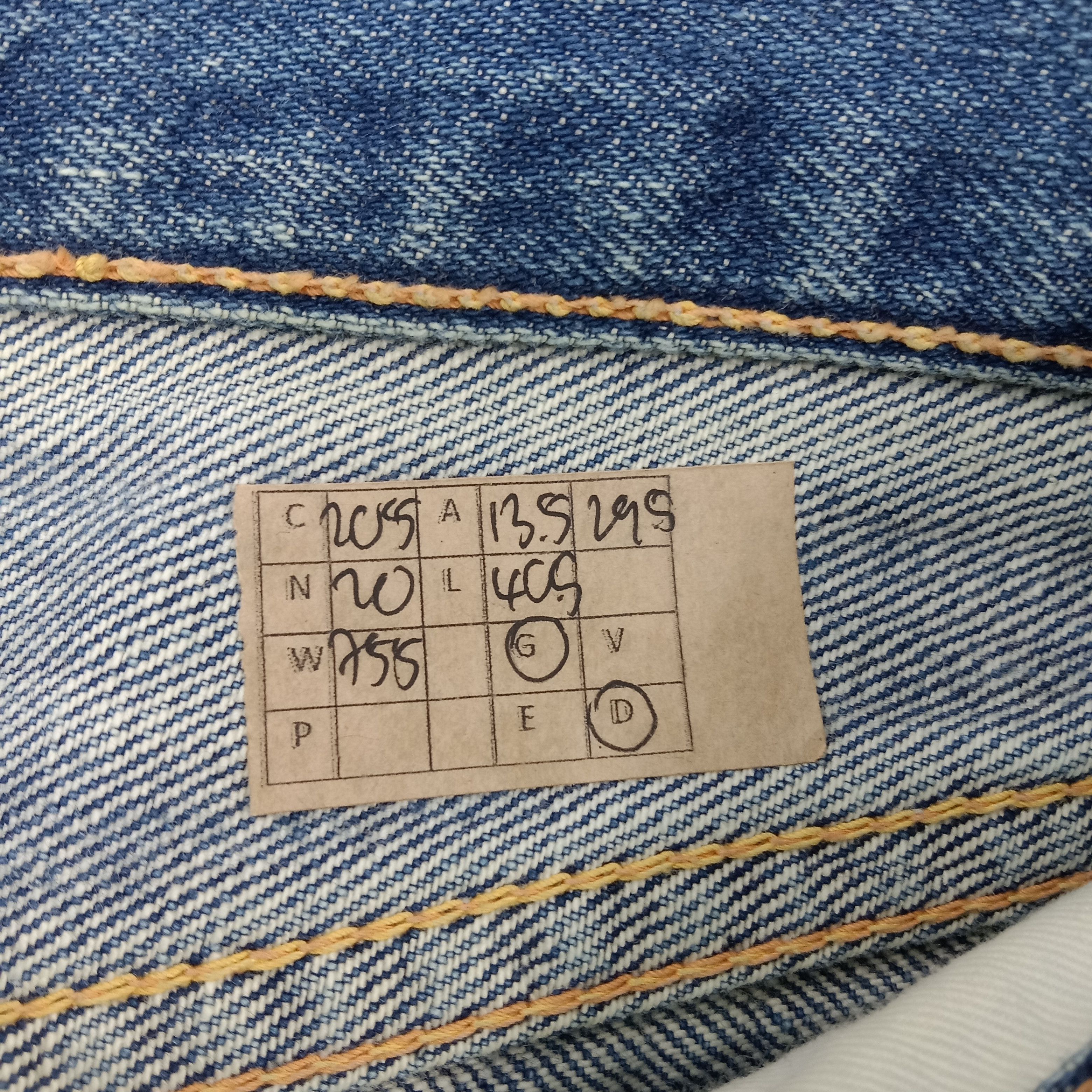 Japanese Brand × Vintage Japanese Brand Evisu Selvedge Daicock Custom Art Jeans Size US 27 - 18 Thumbnail
