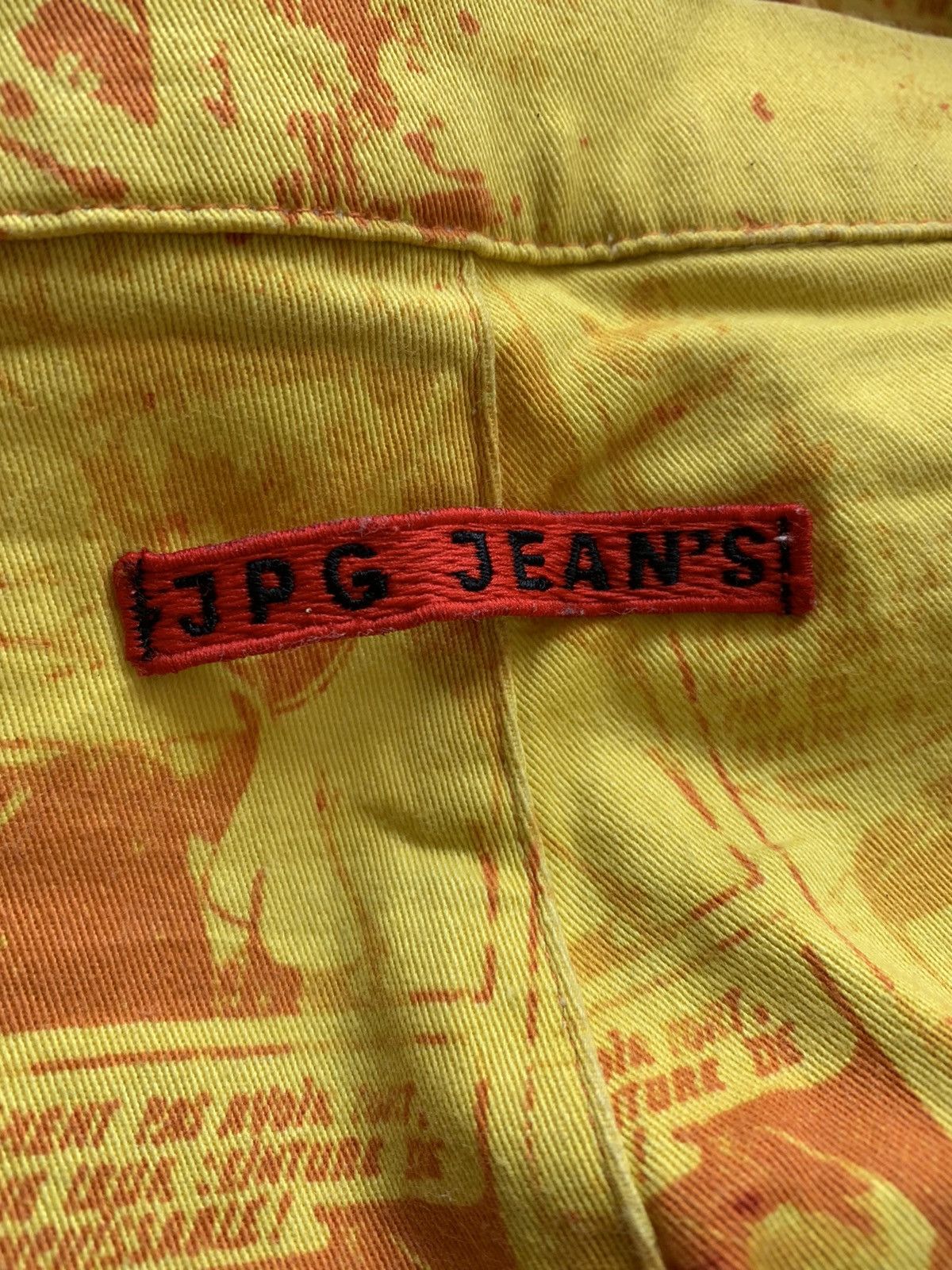 Jean Paul Gaultier 1995 Jean Paul Gaultier Orange Comics Pants Size US 32 / EU 48 - 20 Thumbnail