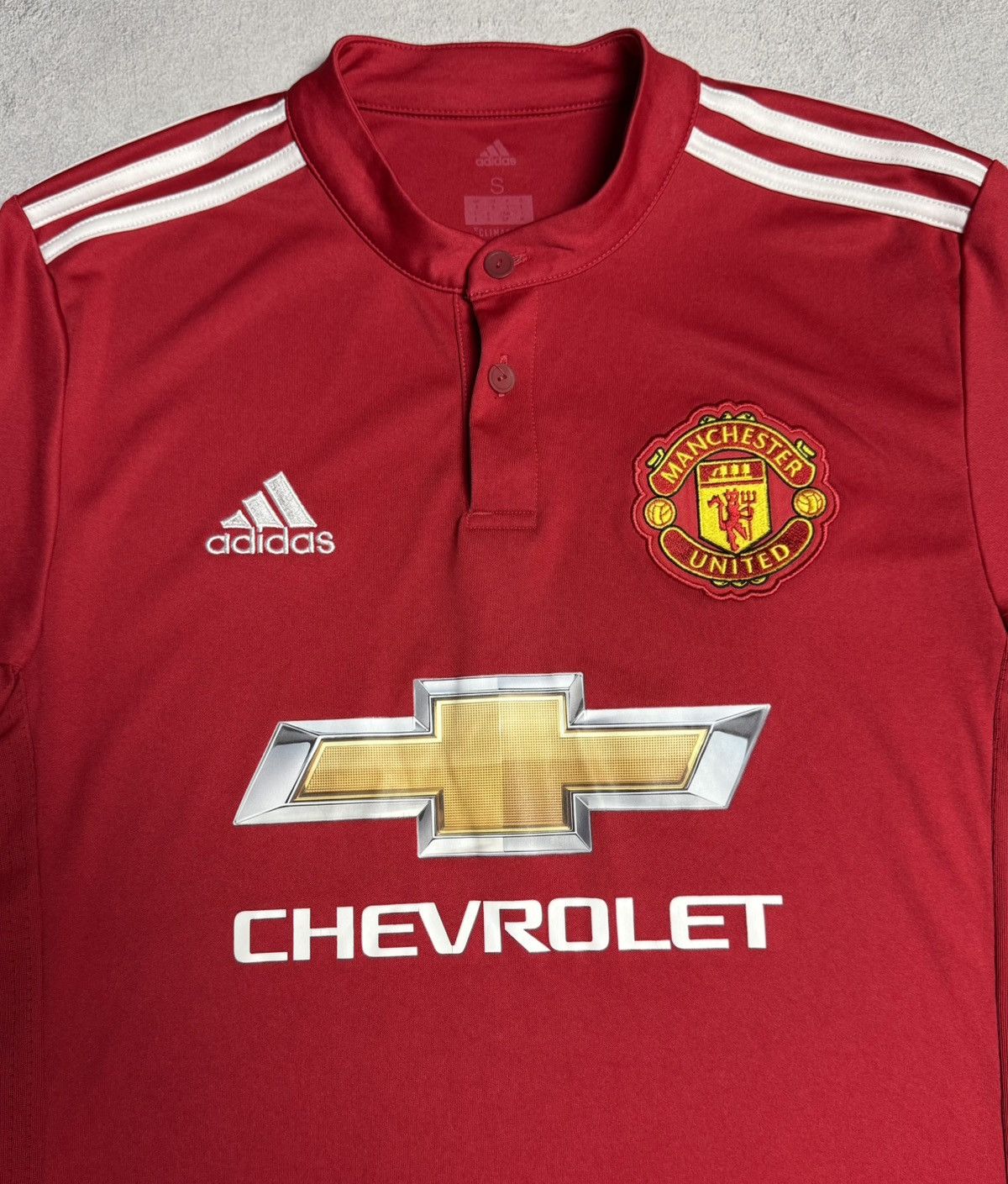 Adidas Manchester United 2017 2018 Home Shirt Soccer Jersey Adidas Size US S / EU 44-46 / 1 - 5 Thumbnail