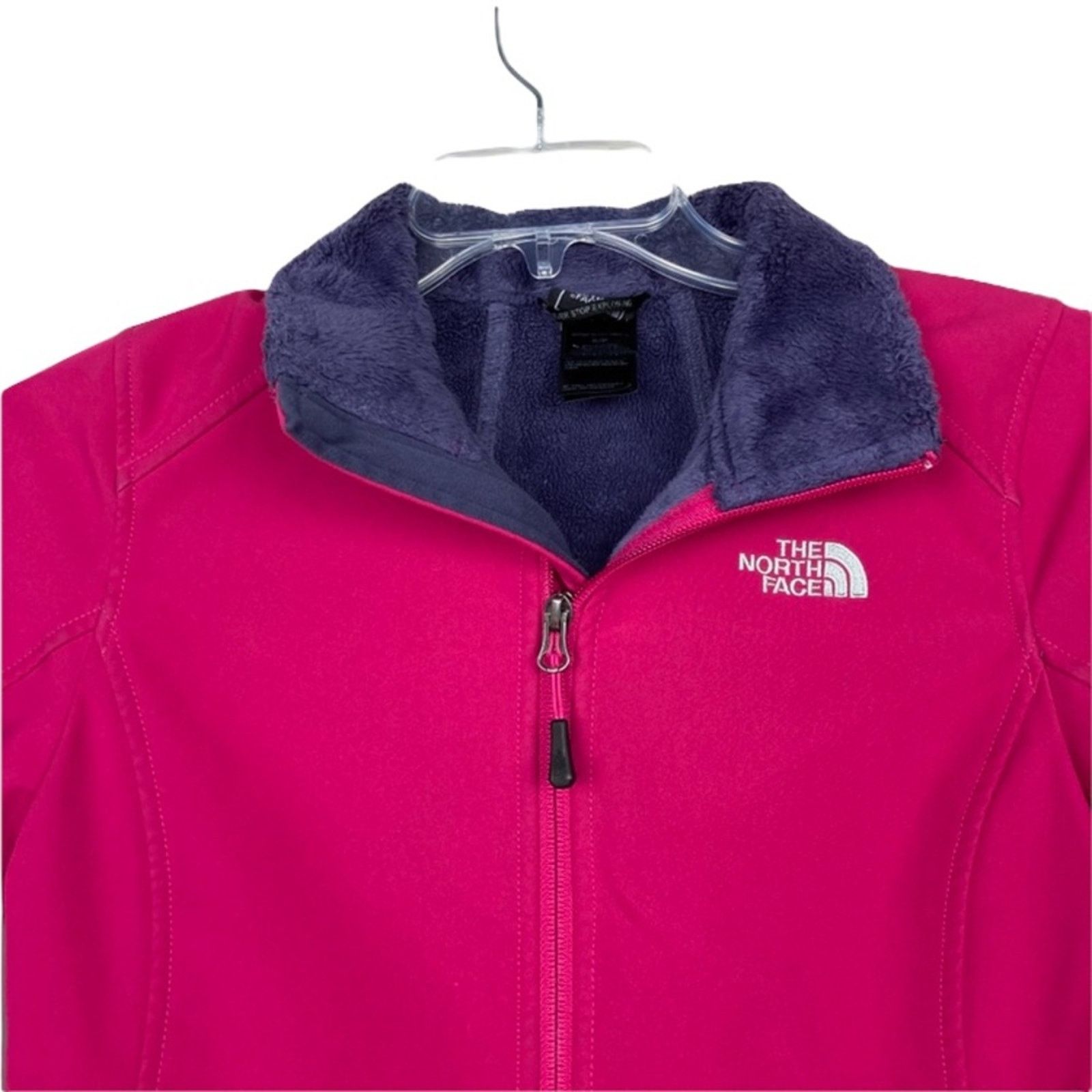 The North Face The North Face Pink Full Zip Fuzzy Fleece Interior Jacket S Size S / US 4 / IT 40 - 2 Thumbnail