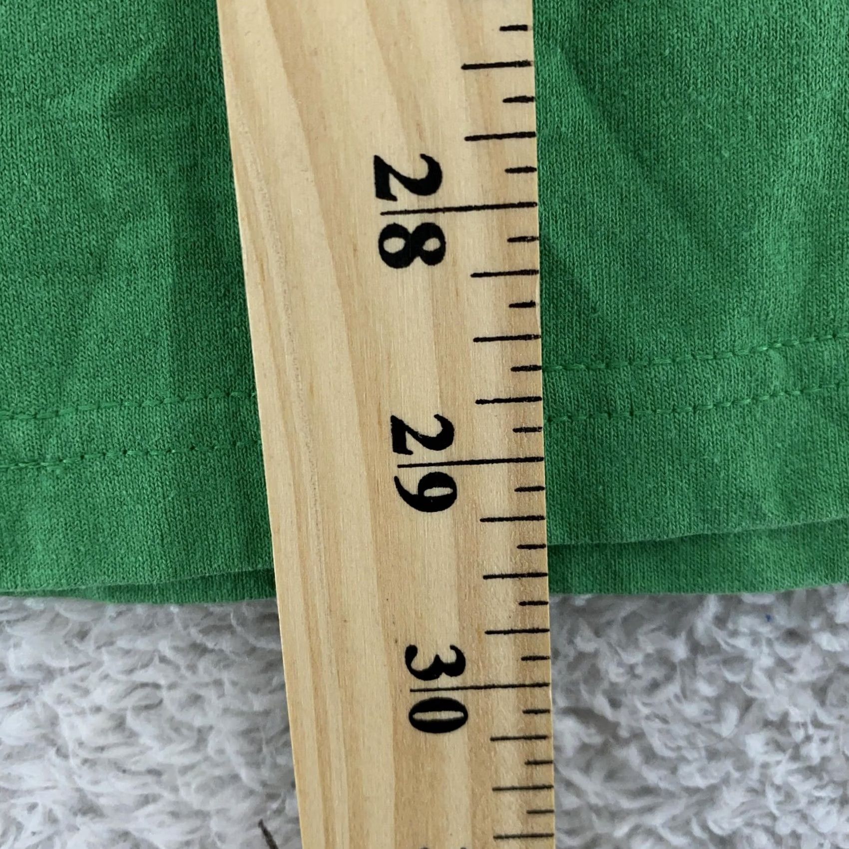 Fruit Of The Loom VINTAGE Fruit of the Loom Shirt Mens XL Green Crew Neck Tee 90s Casual Short Sleeve Cotton Polyester Solid Size US XL / EU 56 / 4 - 7 Thumbnail