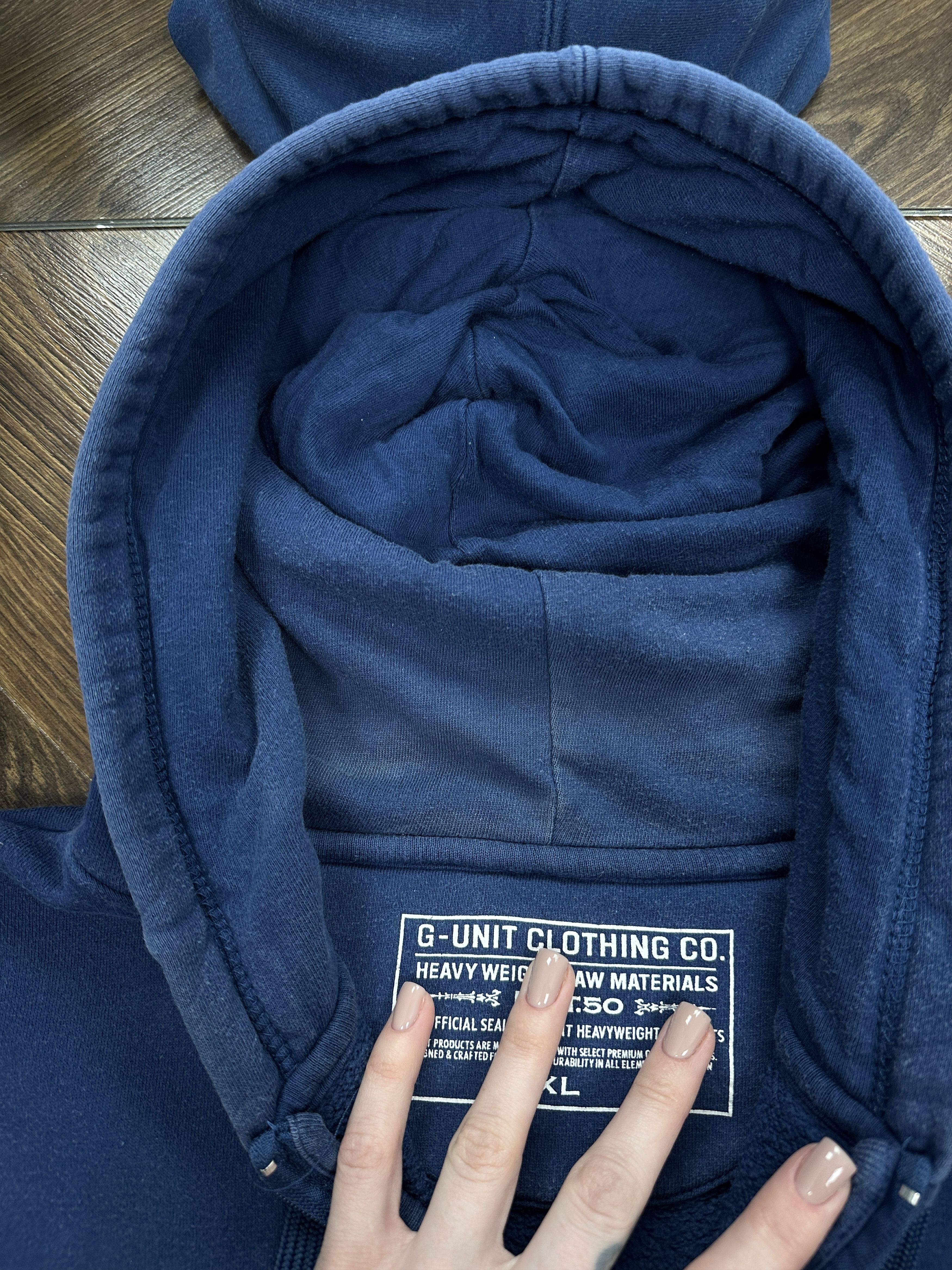 50 Cent × G-Unit G Unit 50 Cent Mens Distressed Zip Hoodie Size US XL / EU 56 / 4 - 7 Thumbnail