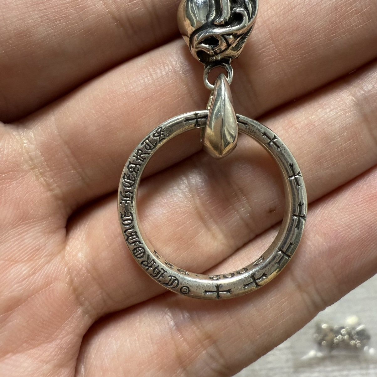 Chrome Hearts Chrome Hearts Heart Ring Necklace Size ONE SIZE - 9 Thumbnail