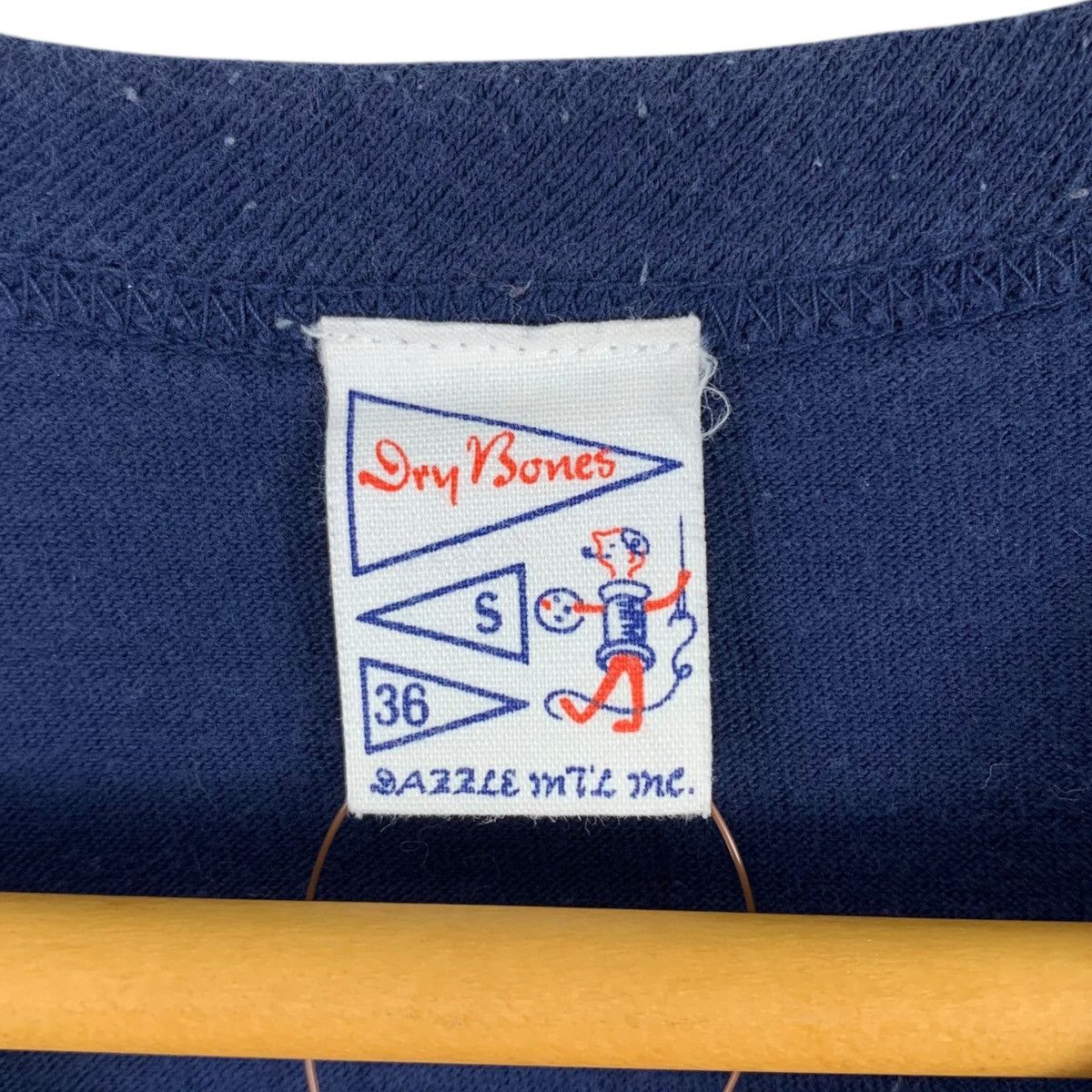 Dry Bones DRY BONES K Dangerous Japanese Brand Logo Print Blue Shirt Size US S / EU 44-46 / 1 - 4 Thumbnail