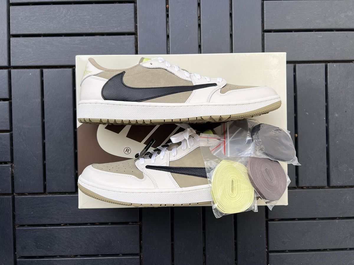Travis Scott×Nike Air Jordan 1 Low 26.5㎝ Air Jordan 1 Low x Travis Scott 'Sail and Ridgerock' (DM7866